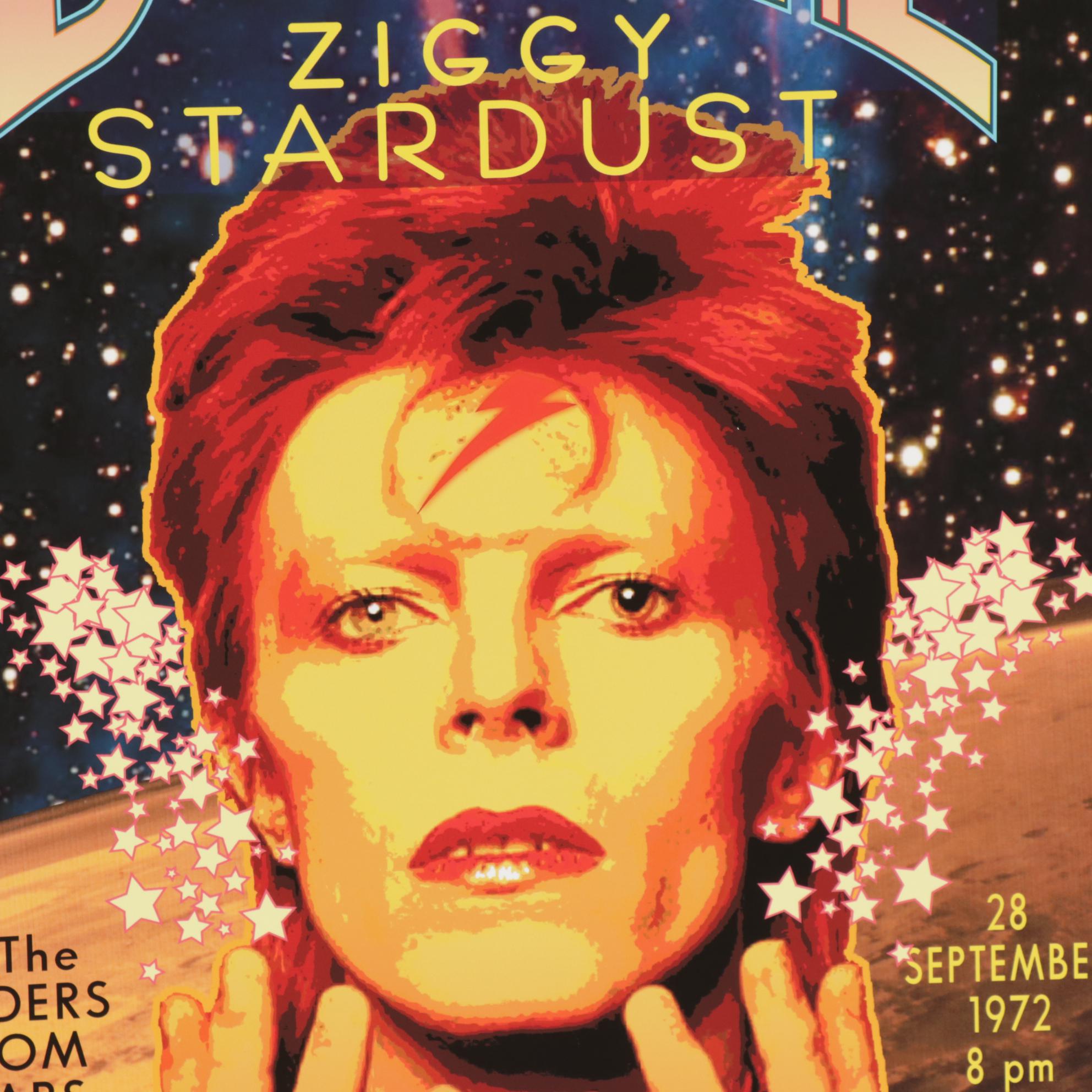 David Edward Byrd Giclée Poster "Bowie/Ziggy at Carnegie Hall 1972," 2019