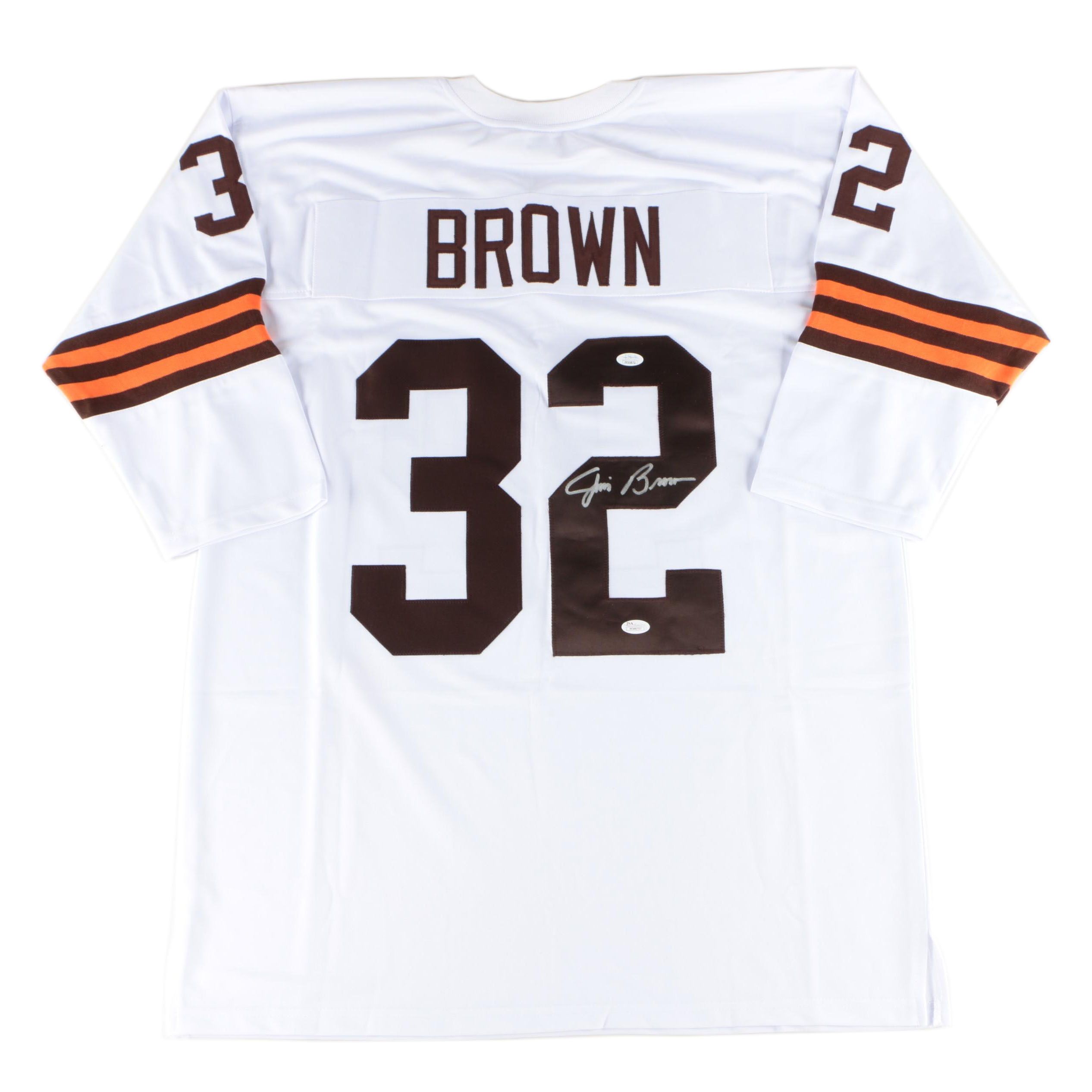 Jim Brown Signed Cleveland Browns Replica Jersey  COA