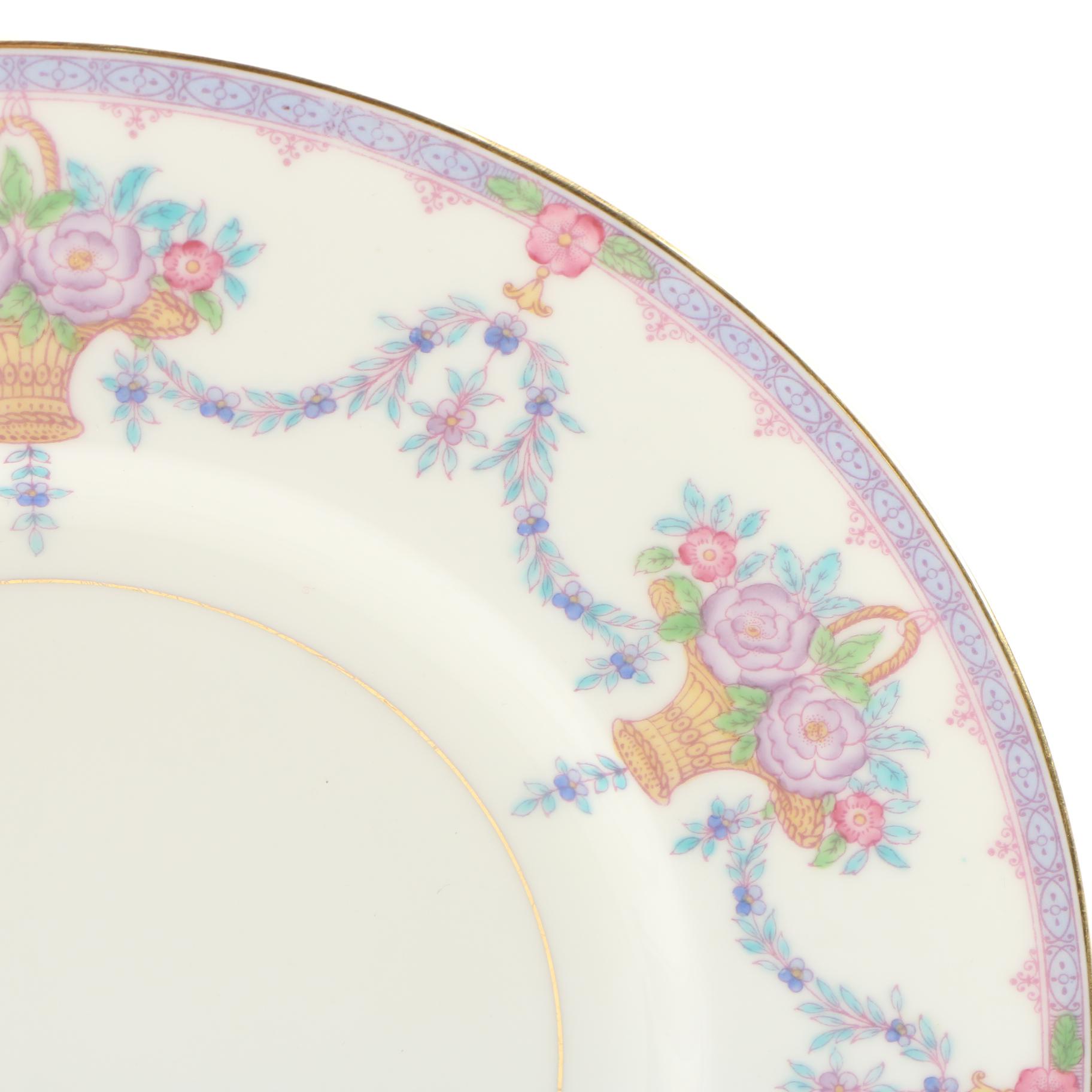 Minton for The Hardy & Hayes Co. Porcelain Dinner Plates