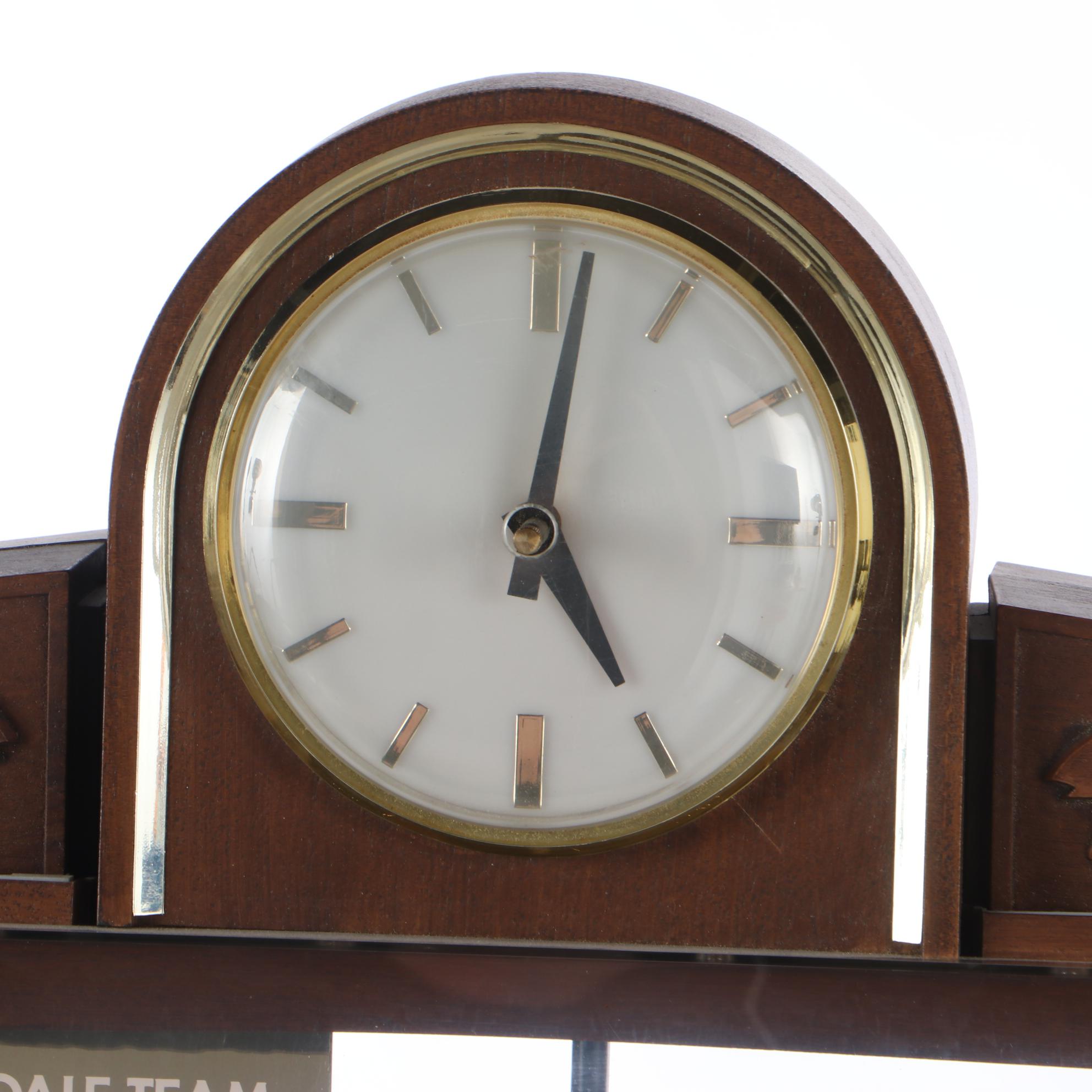 Budweiser Clydesdale Hanging Light-Up Sign With Clock