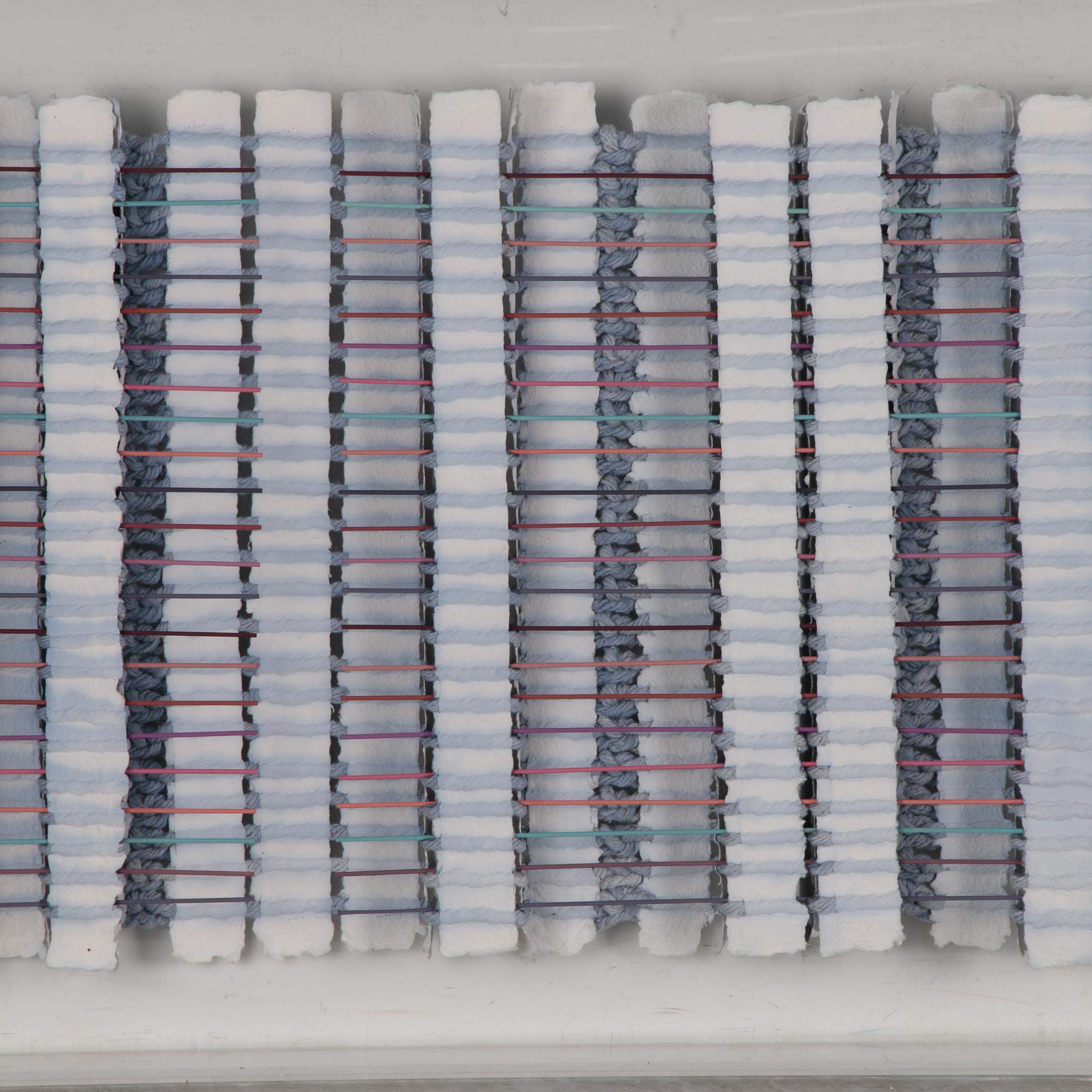 Mary Ann Lomonaco Monumental Abstract Handmade Paper Relief Sculpture