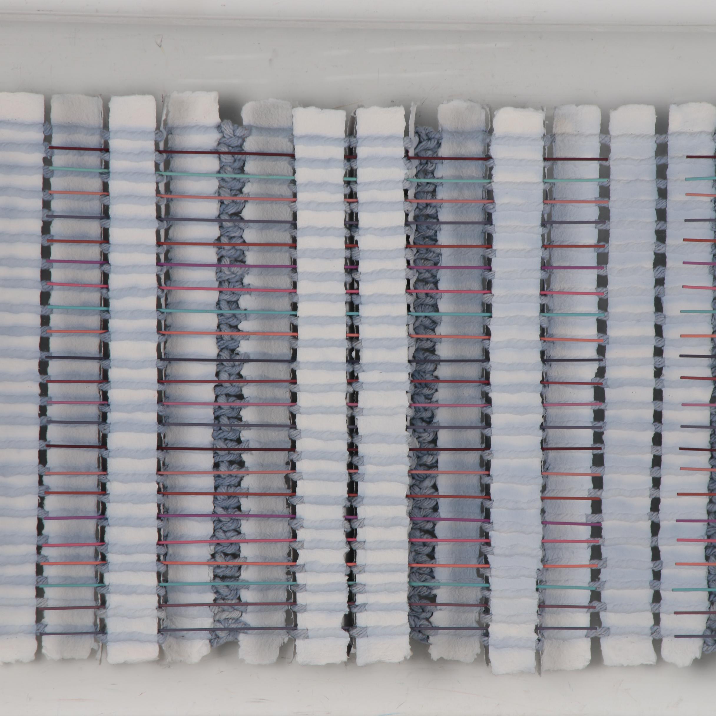 Mary Ann Lomonaco Monumental Abstract Handmade Paper Relief Sculpture