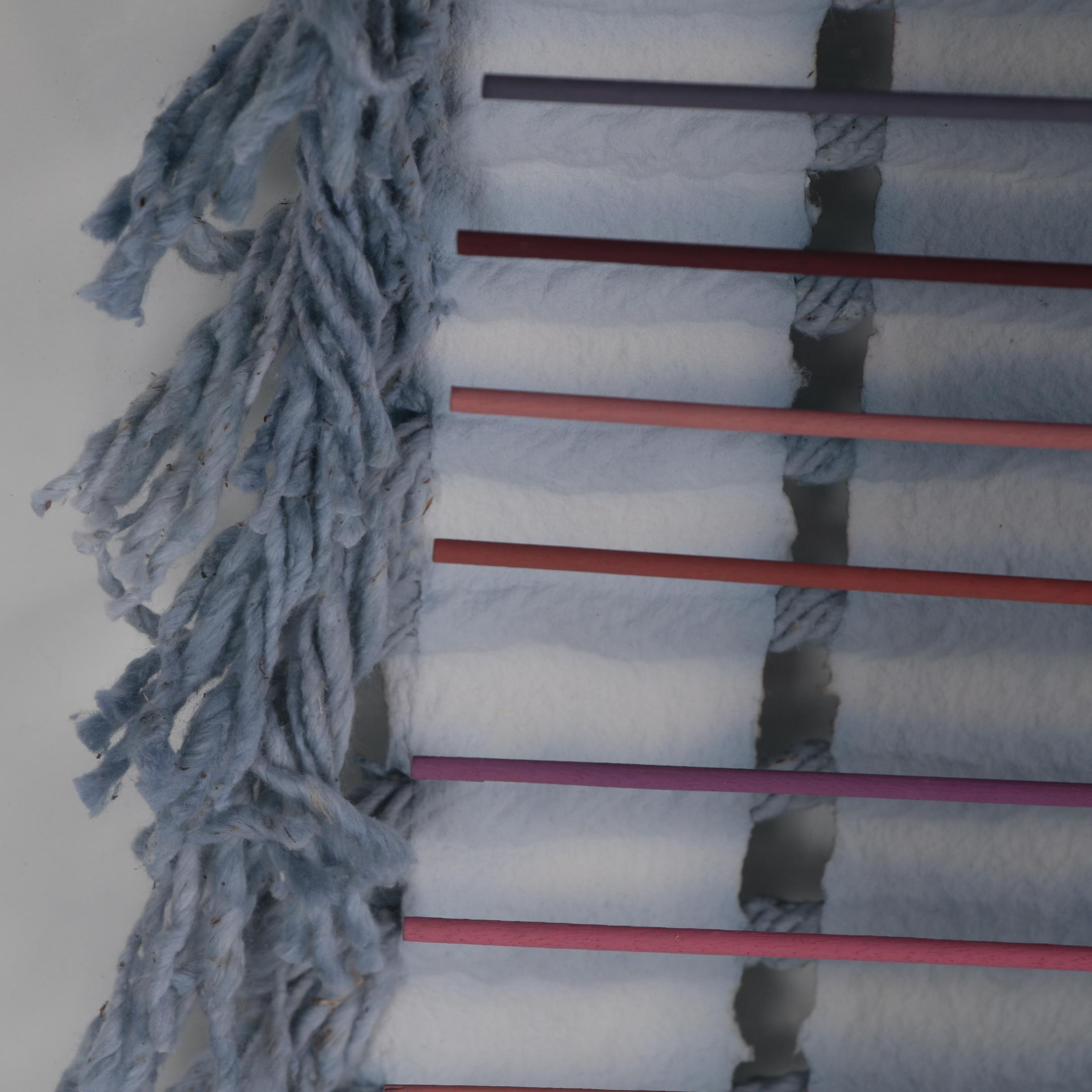 Mary Ann Lomonaco Monumental Abstract Handmade Paper Relief Sculpture