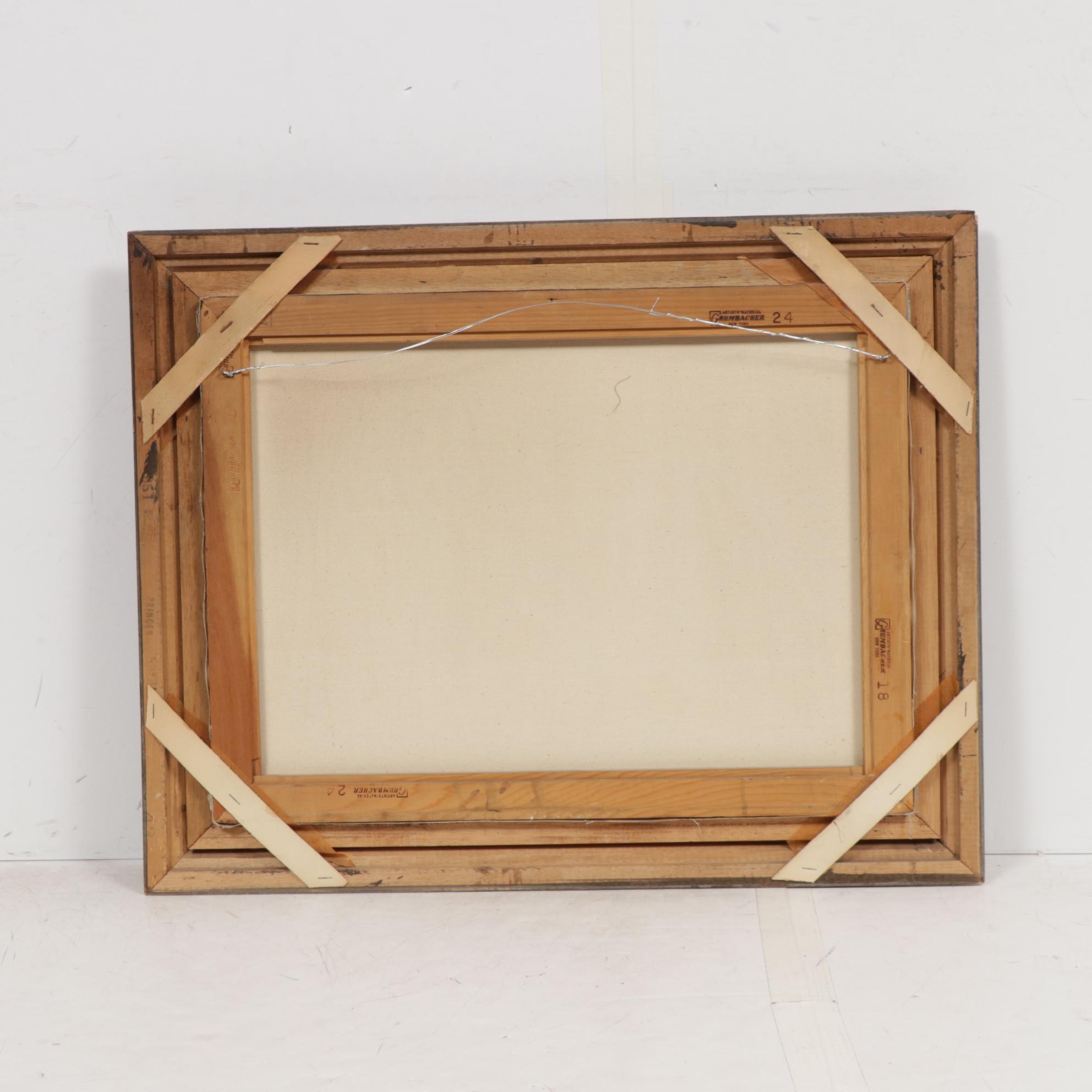 Robert Brubaker Still Life Oil Painting, 1981