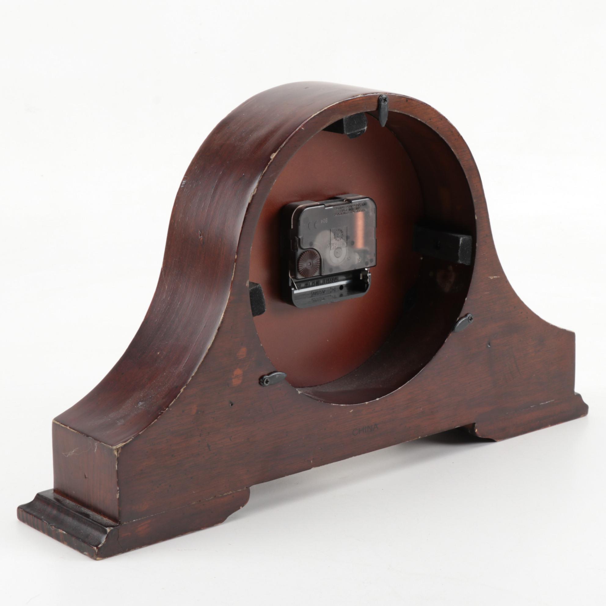 Howard Miller "Humphrey" Tambour Style Mantel Clock