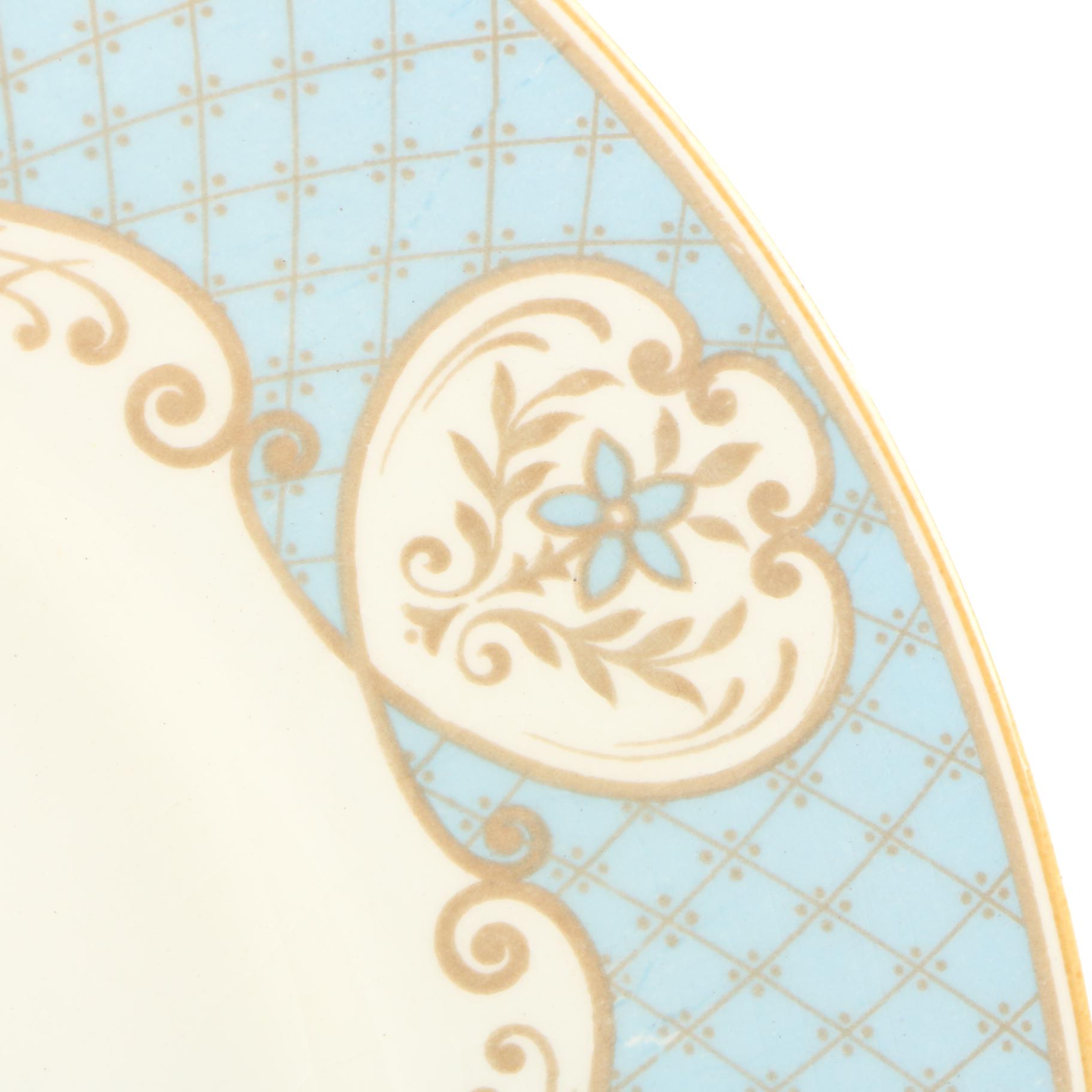 Myott Staffordshire England "Staffordshire Rose" China Dinner Plates