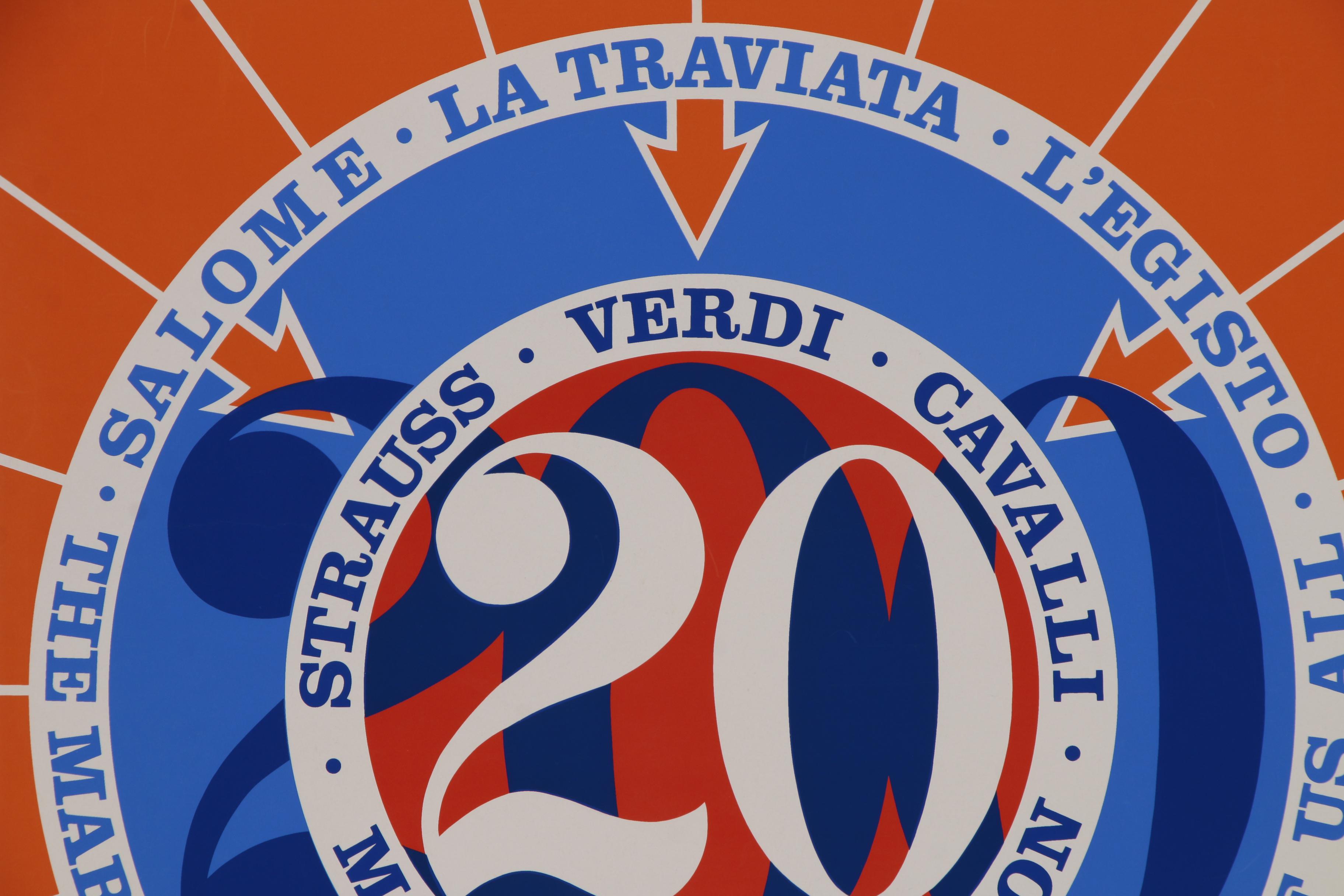 Robert Indiana Serigraph Poster for The Santa Fe Opera, 20th Season