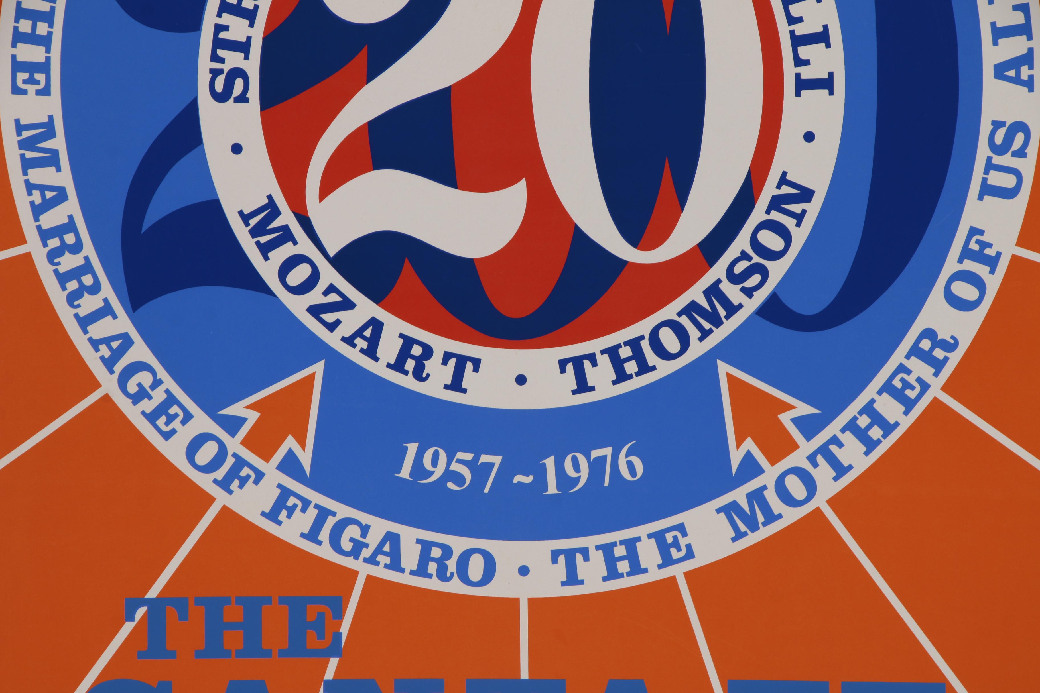 Robert Indiana Serigraph Poster for The Santa Fe Opera, 20th Season