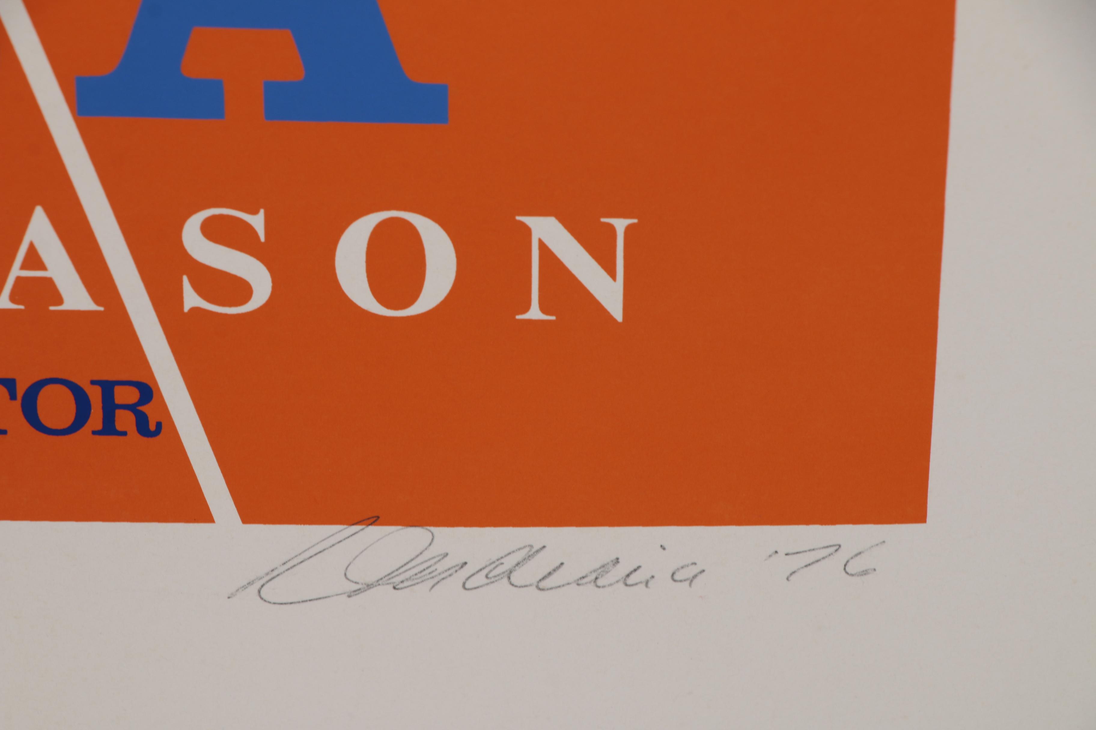 Robert Indiana Serigraph Poster for The Santa Fe Opera, 20th Season