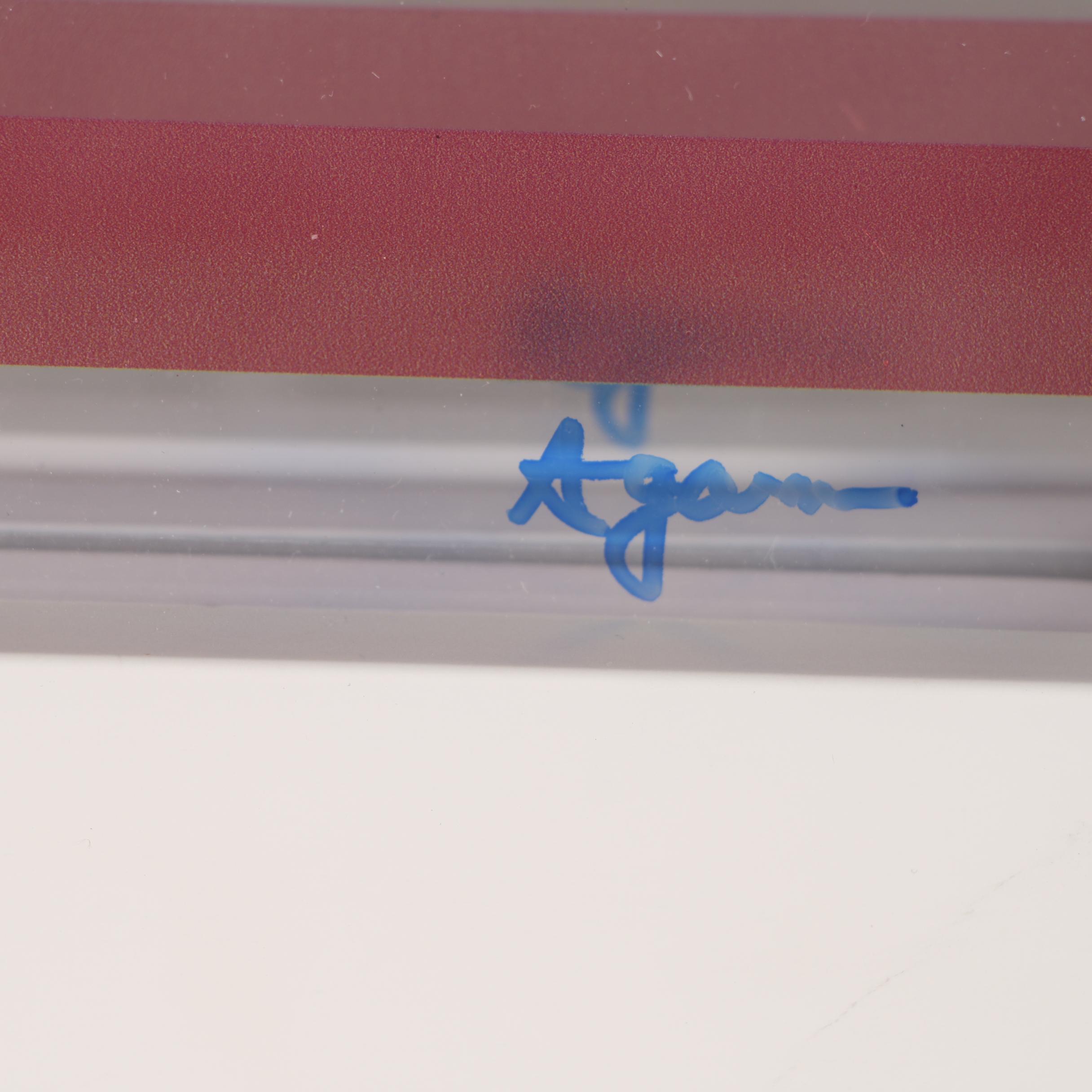 Yaacov Agam Serigraph on Mirror "Spirit of America", 1976