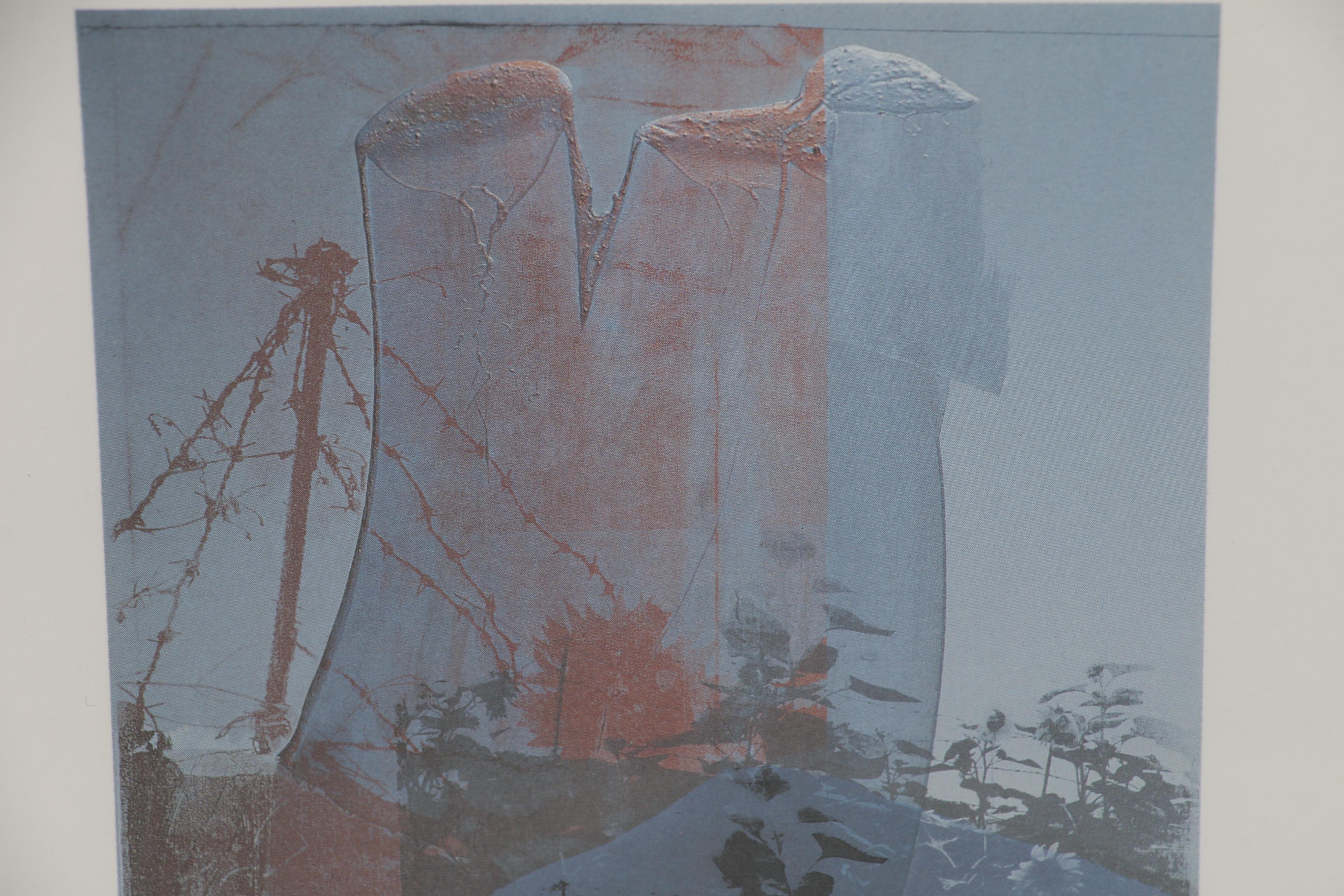 Robert Rauschenberg Offset Lithograph "Tanya's Veil (Whale)"