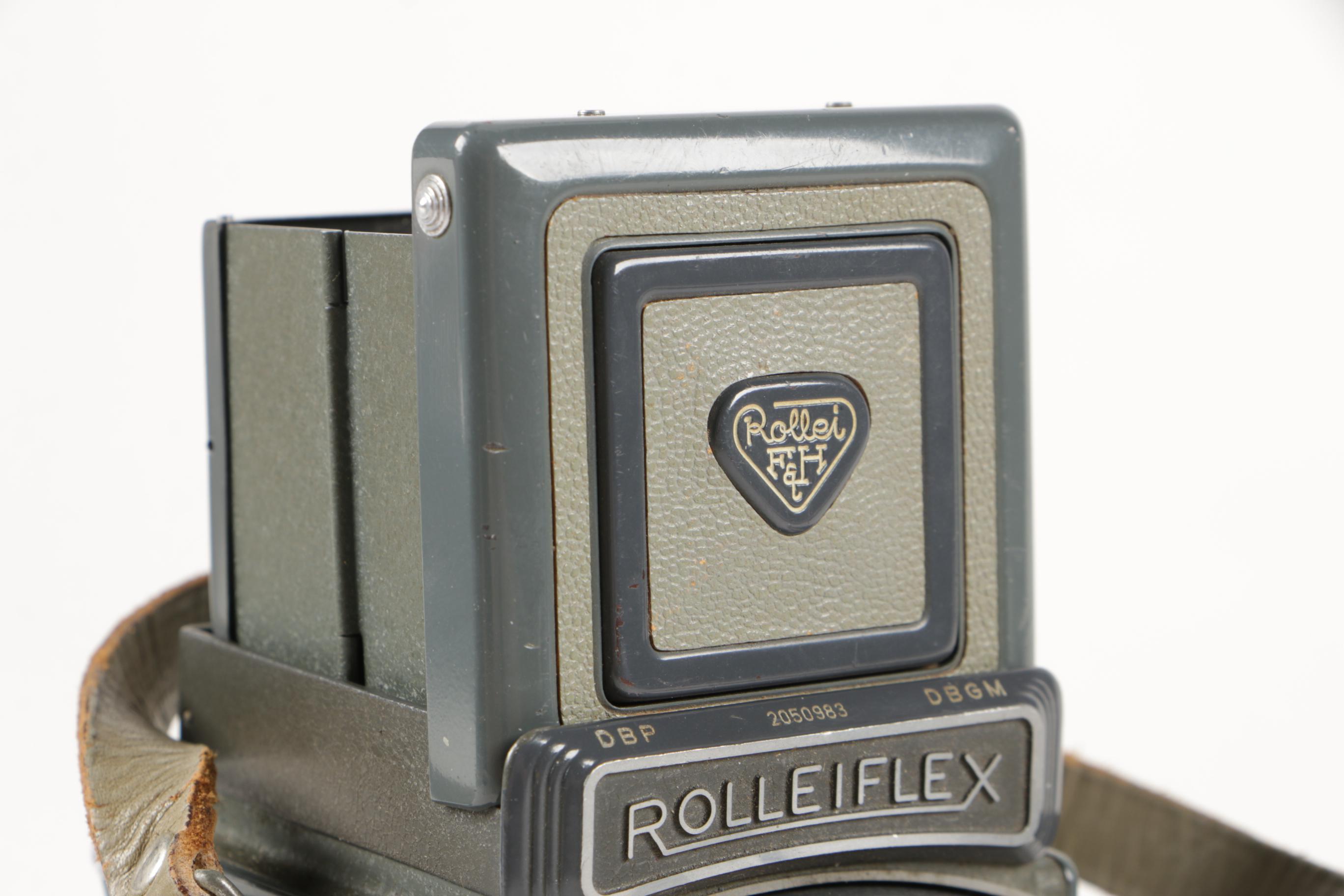 Rolleiflex 4x4 "Gray Baby" Twin-Lens Film Camera with Xenar and Heidosmat Lens