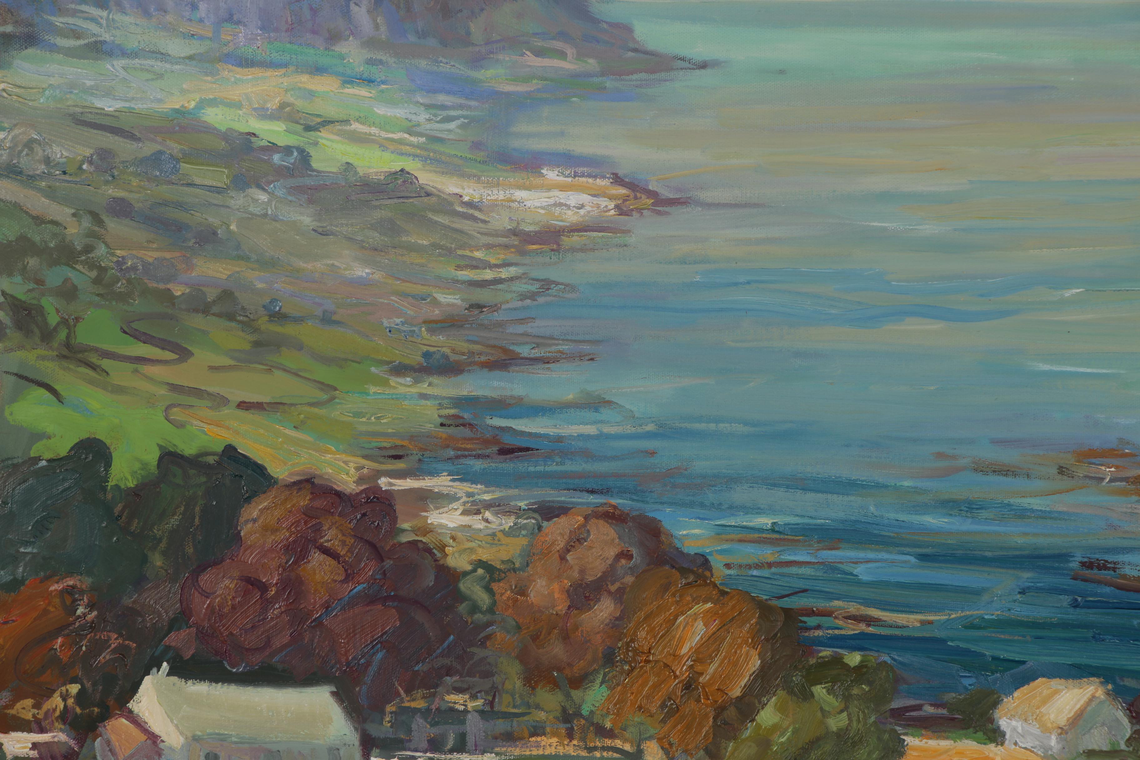 Hugh O'Neill Landscape Oil Painting "The Path to the Ocean"