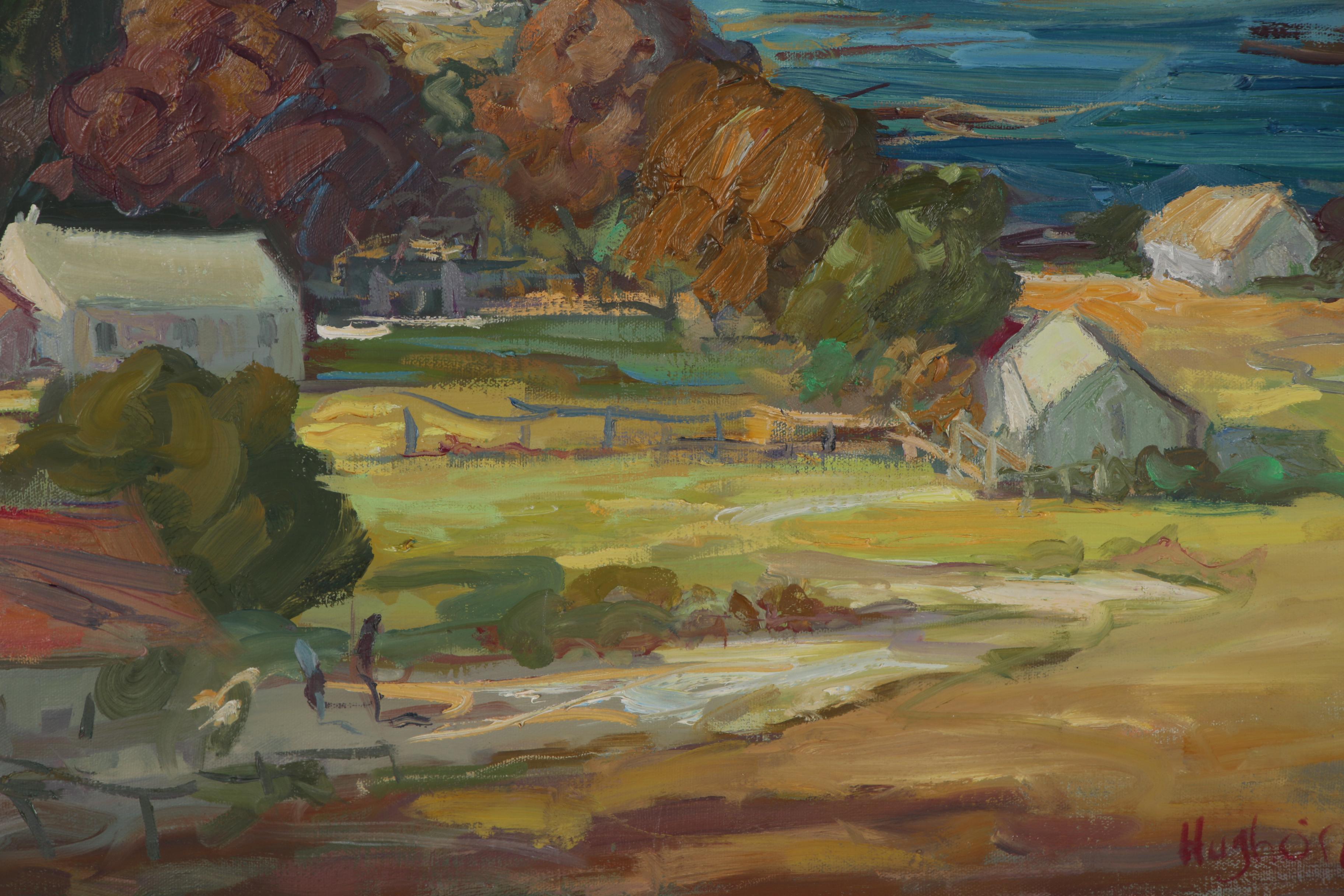 Hugh O'Neill Landscape Oil Painting "The Path to the Ocean"