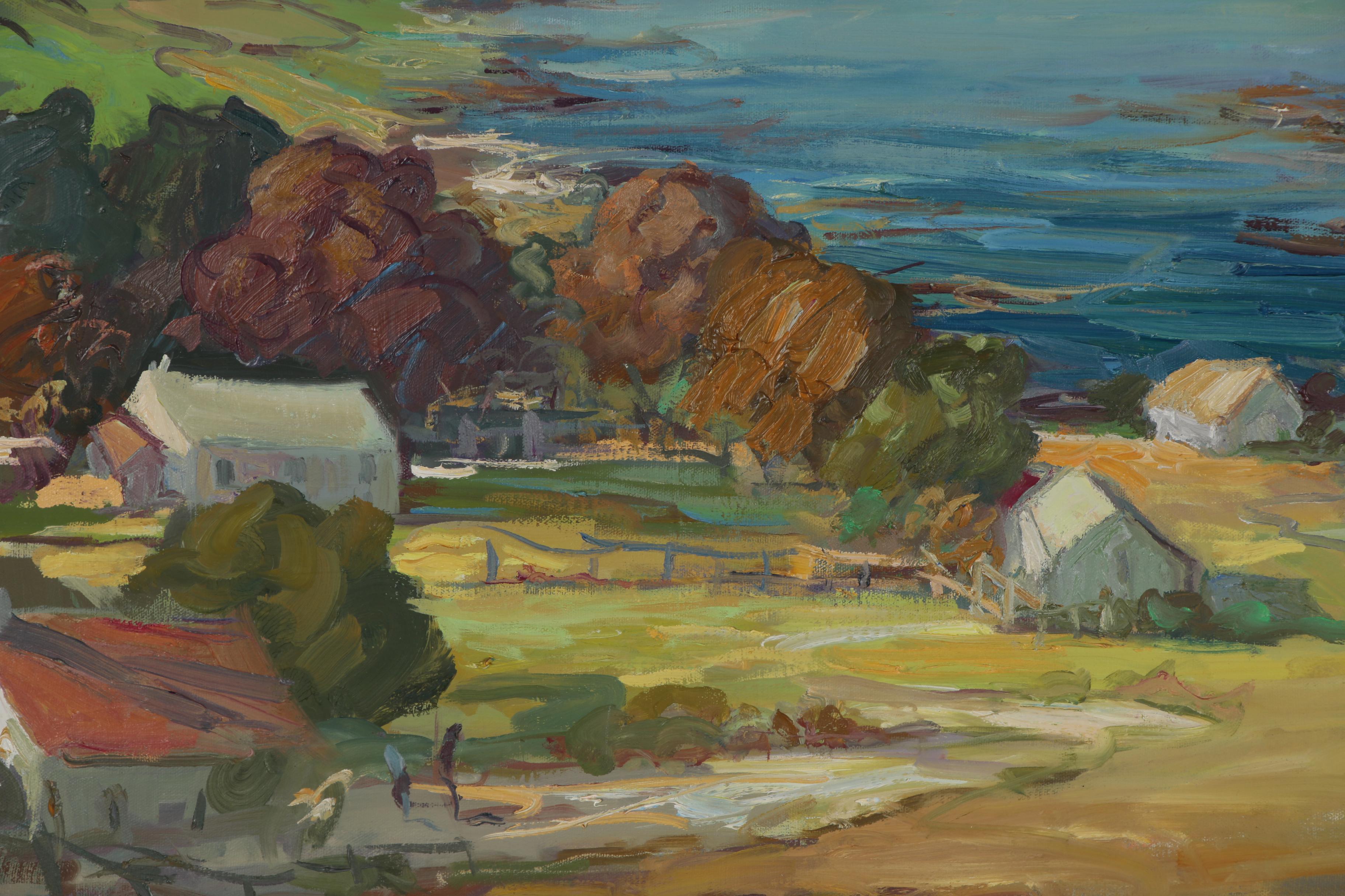 Hugh O'Neill Landscape Oil Painting "The Path to the Ocean"