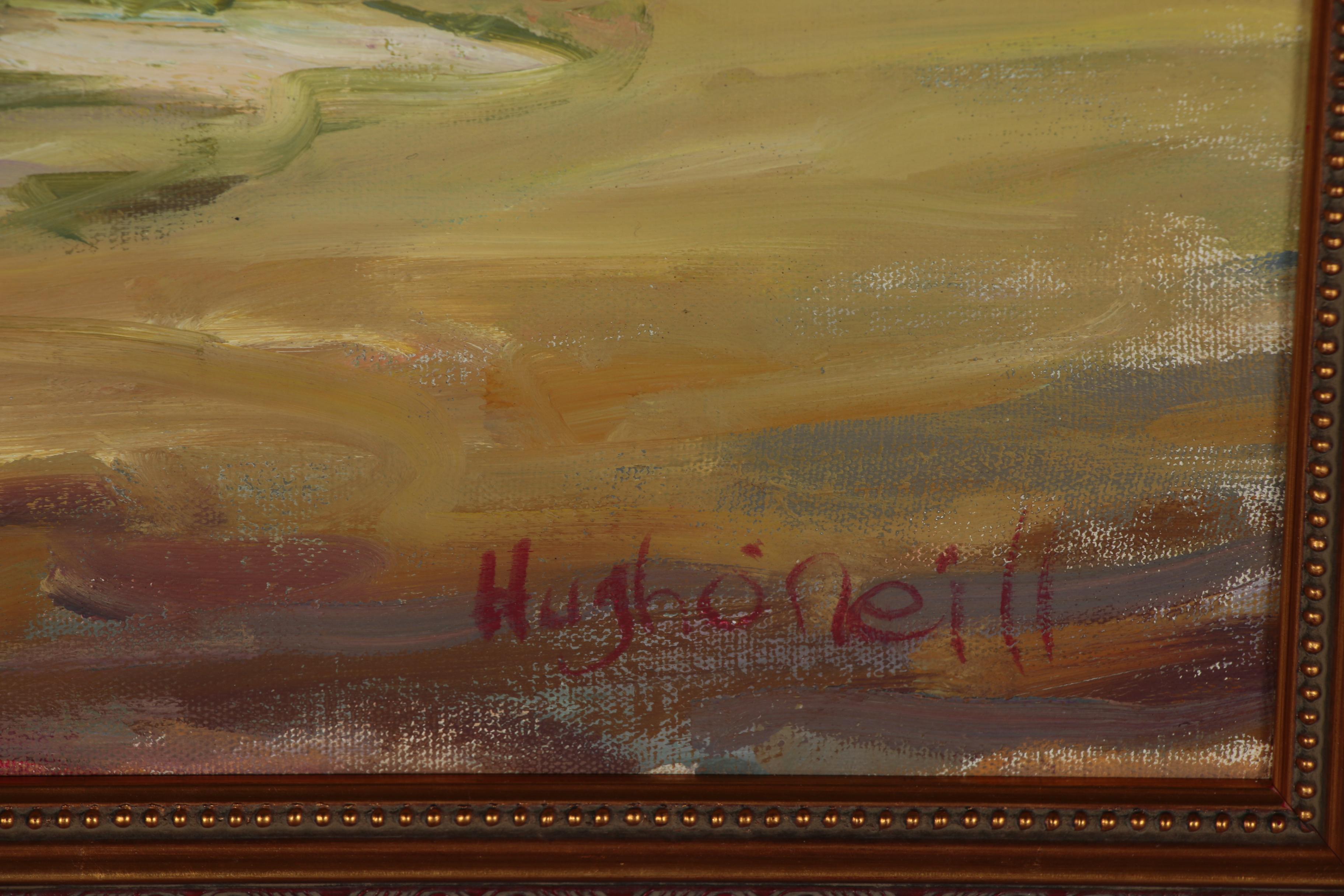 Hugh O'Neill Landscape Oil Painting "The Path to the Ocean"