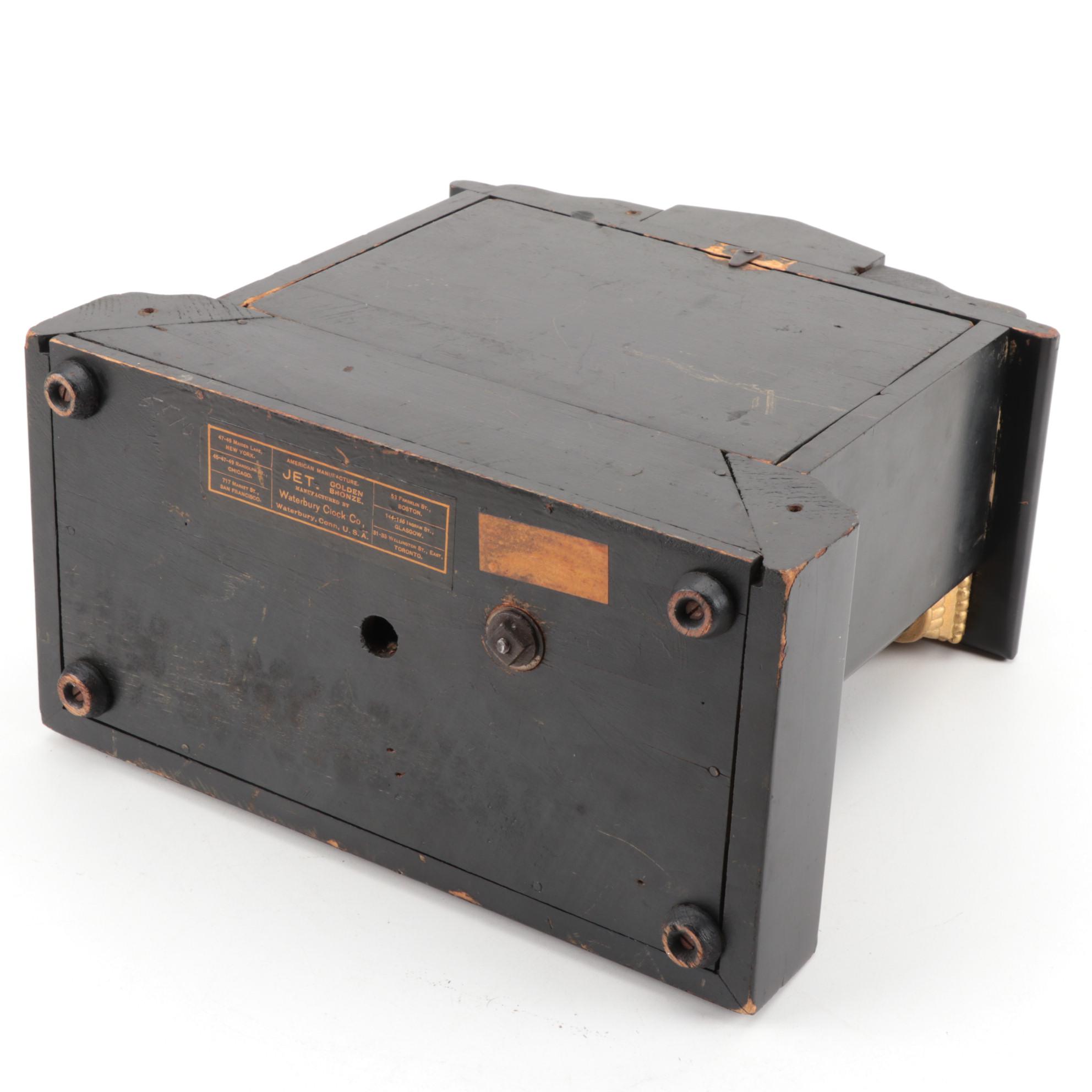 Waterbury Neoclassical Mantel Clock, circa 1900