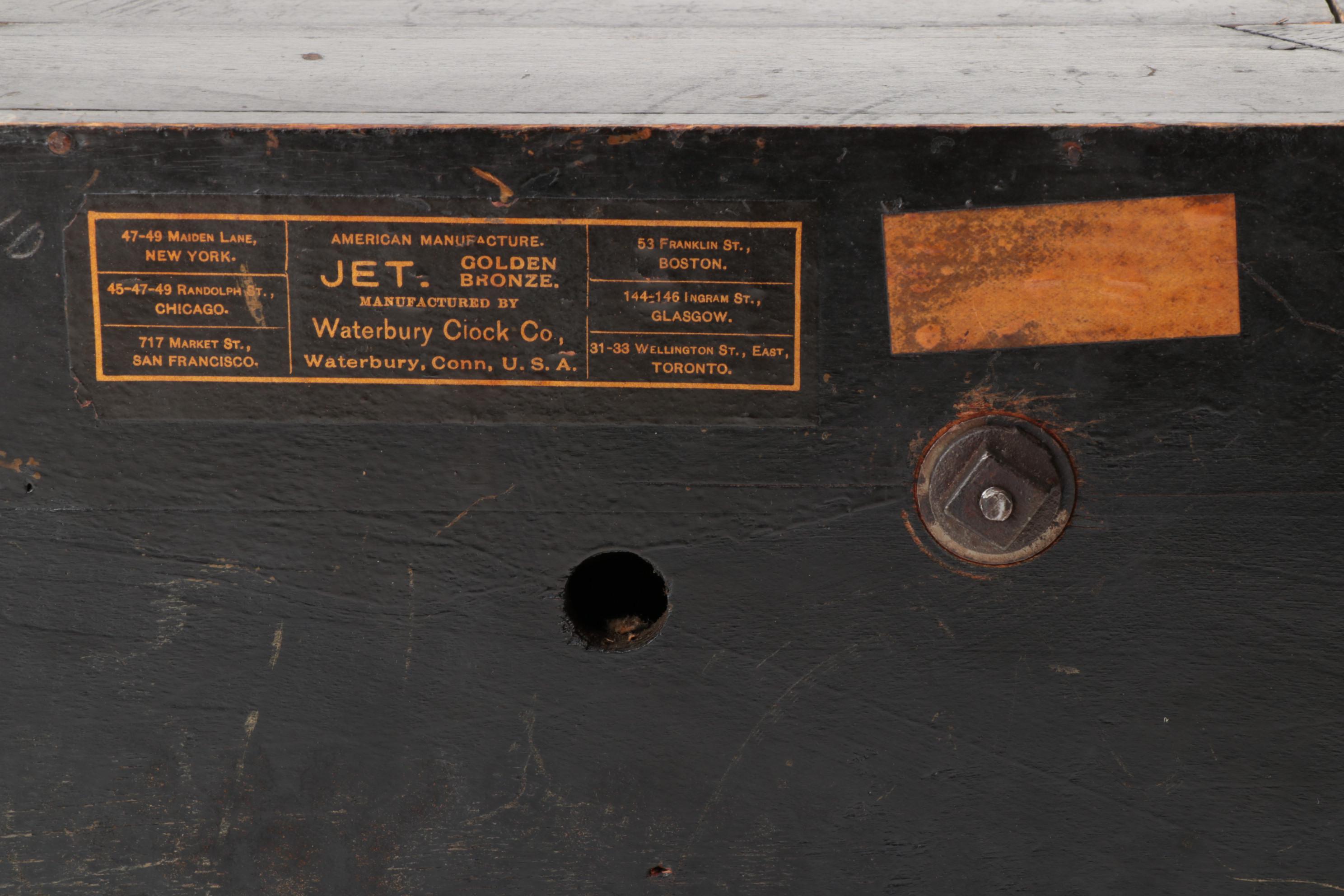 Waterbury Neoclassical Mantel Clock, circa 1900