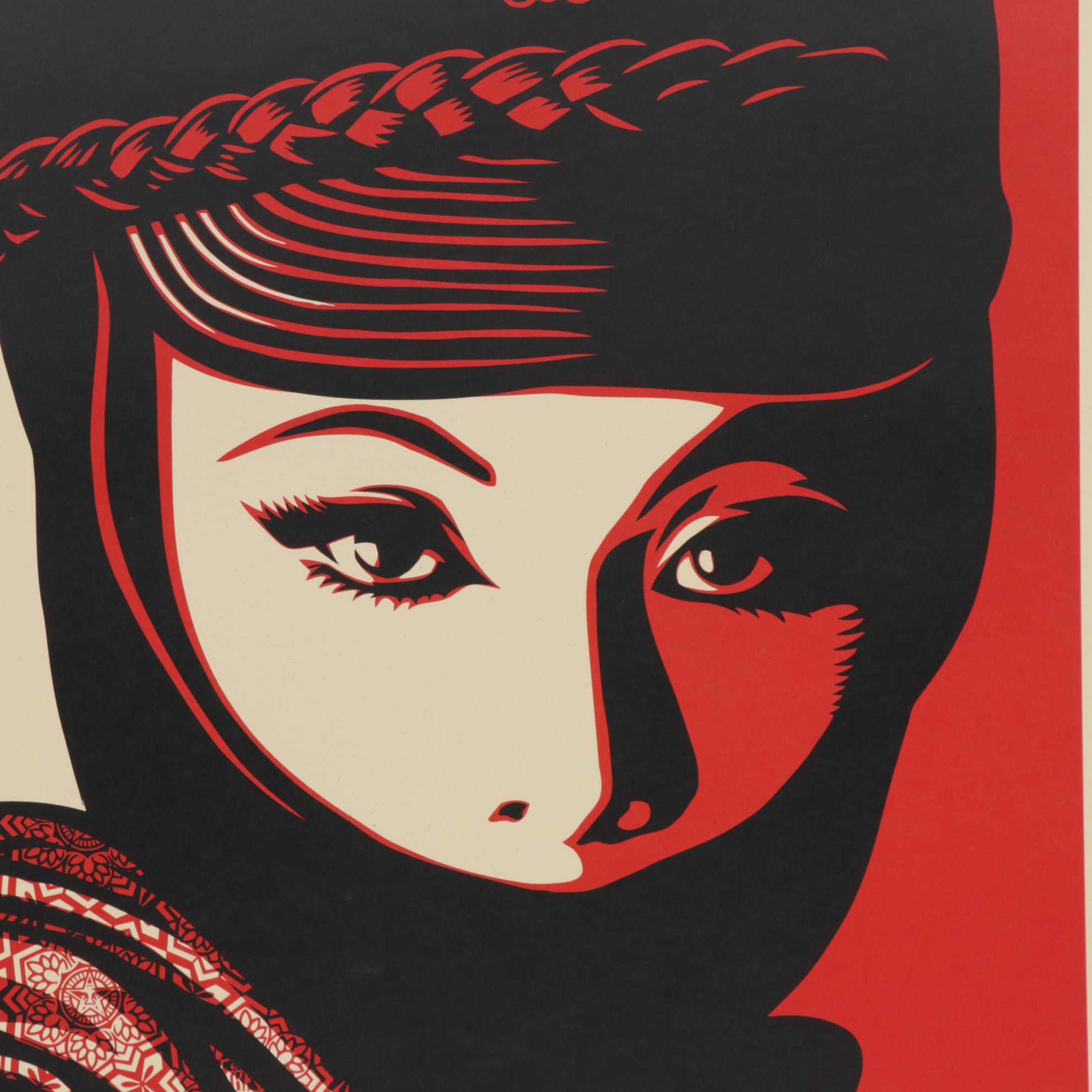Shepard Fairey Offset Poster "Mujer Fatale," 2019