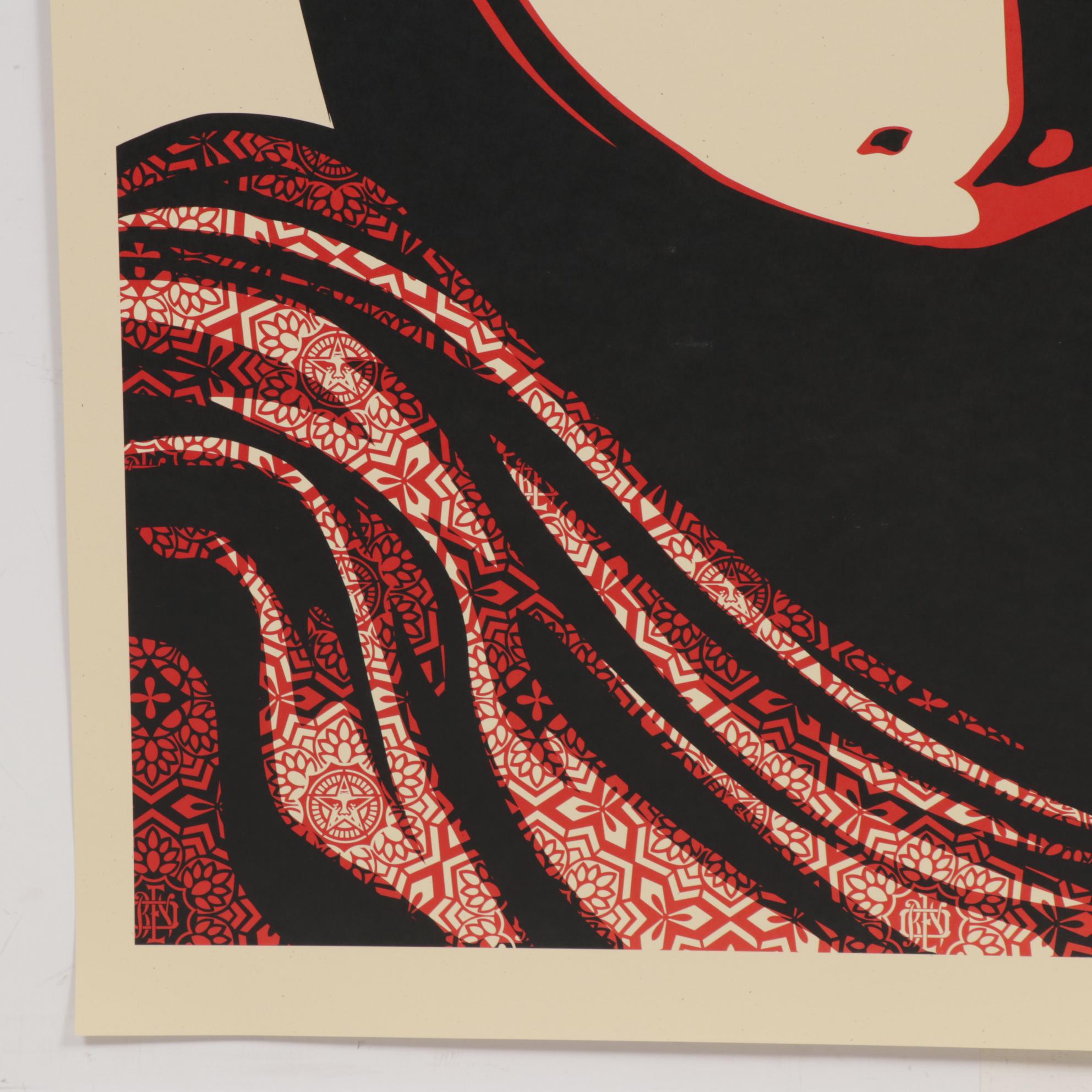 Shepard Fairey Offset Poster "Mujer Fatale," 2019