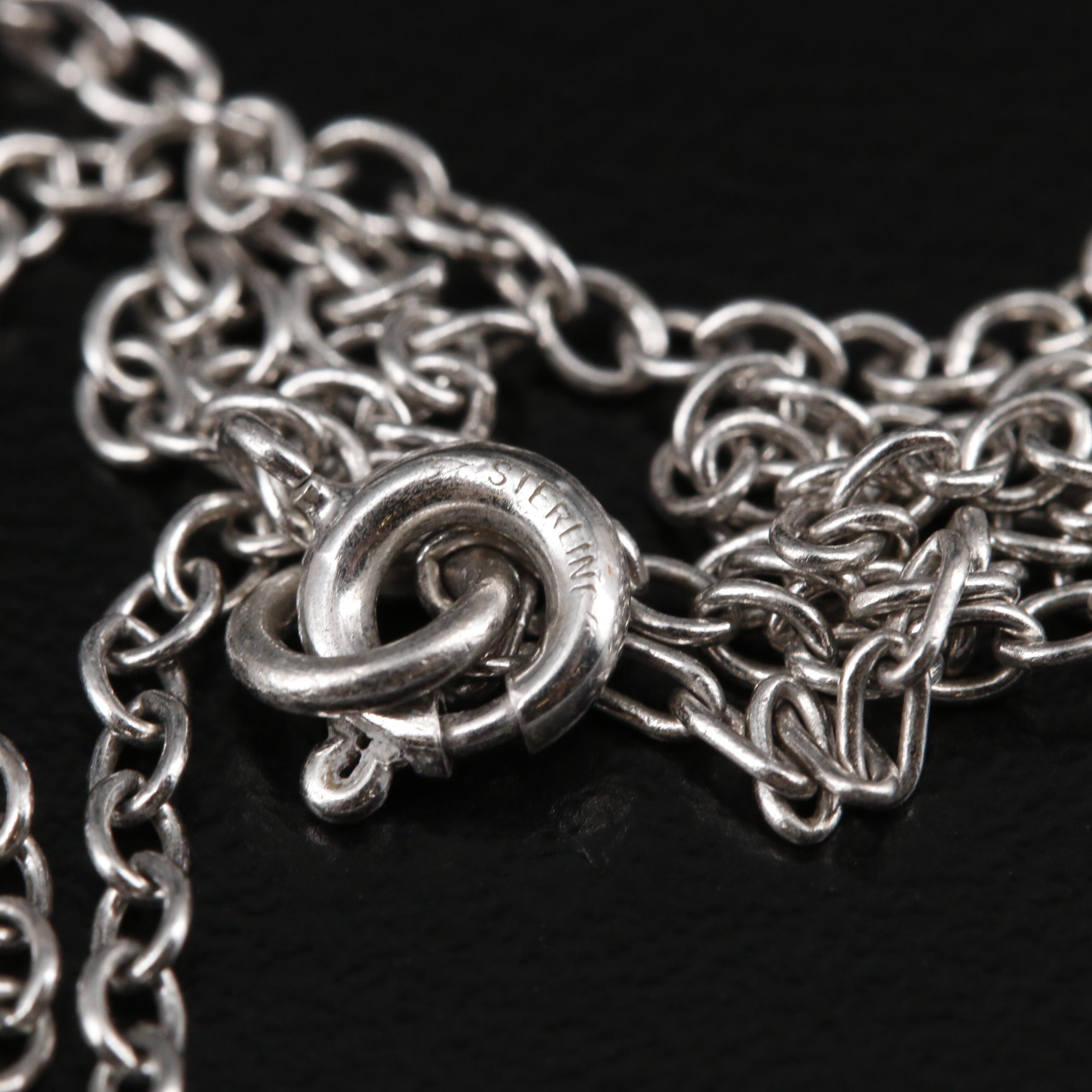 Sterling Silver Cable Link Chain