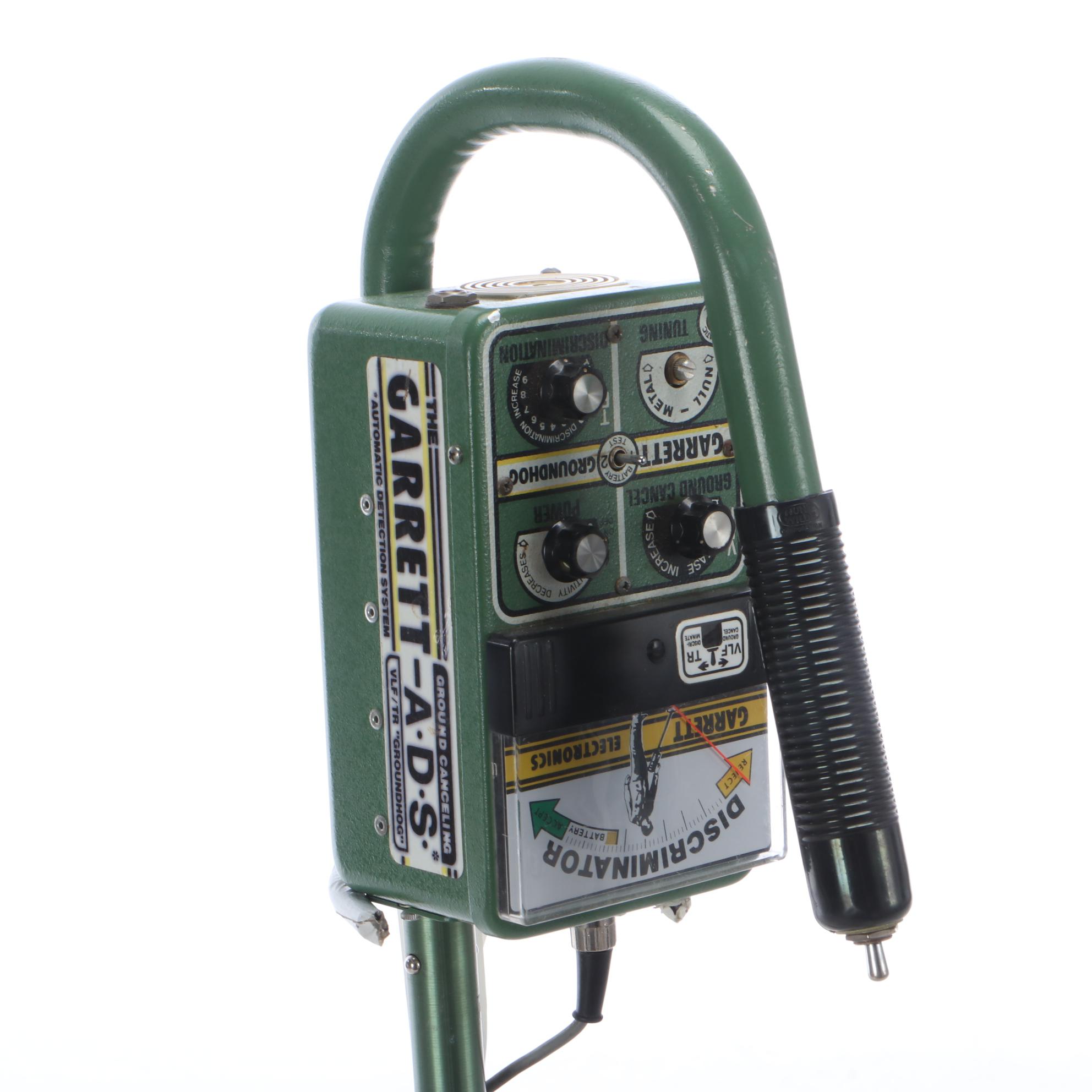 Garrett ADS "Groundhog" VLFTR Metal Detector with Extra Coils EBTH