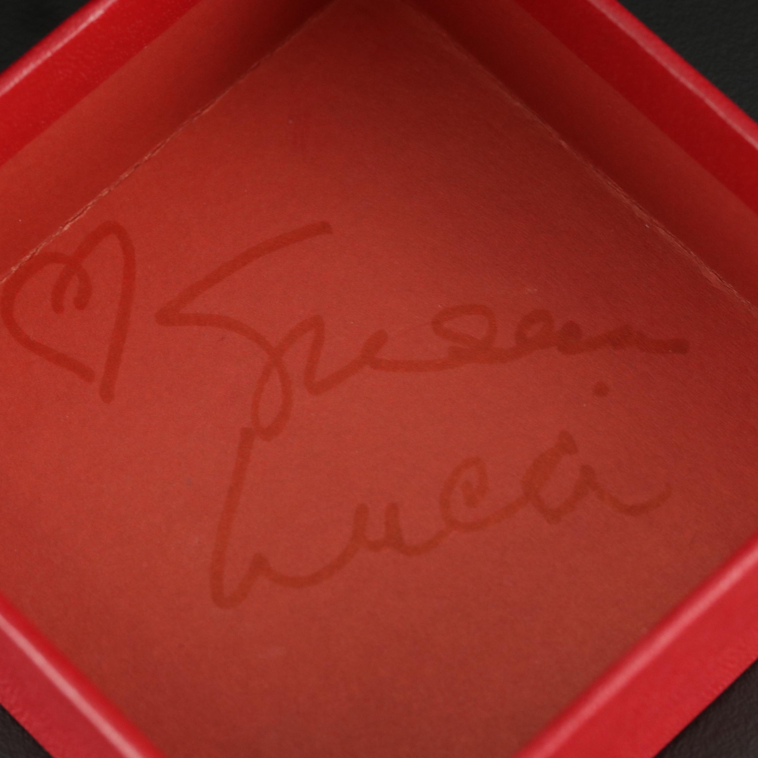 Renè Caovilla Glass Crystal Snake Bracelet with Susan Lucci Signed Box