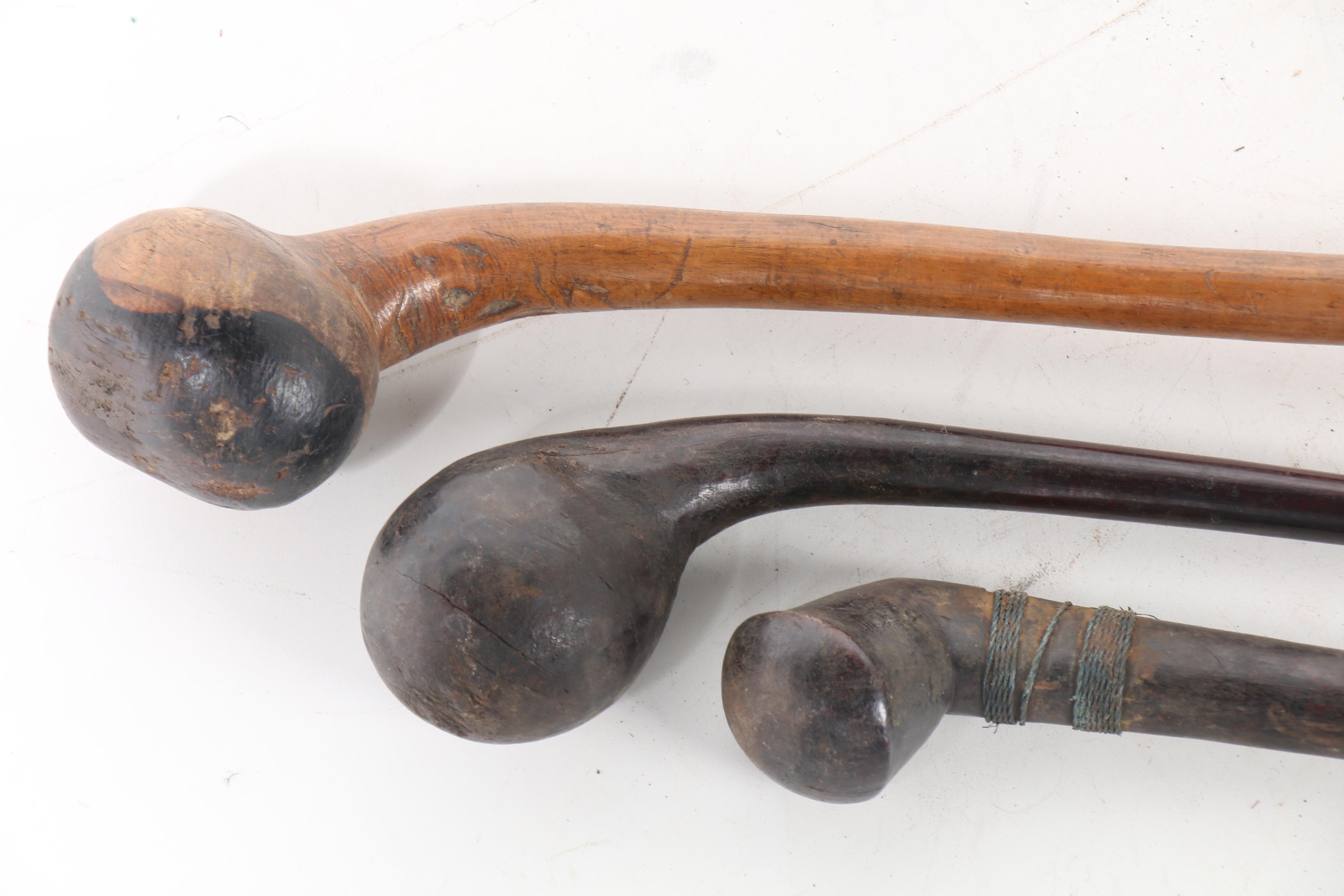 Southeast African Wooden Knobkerries