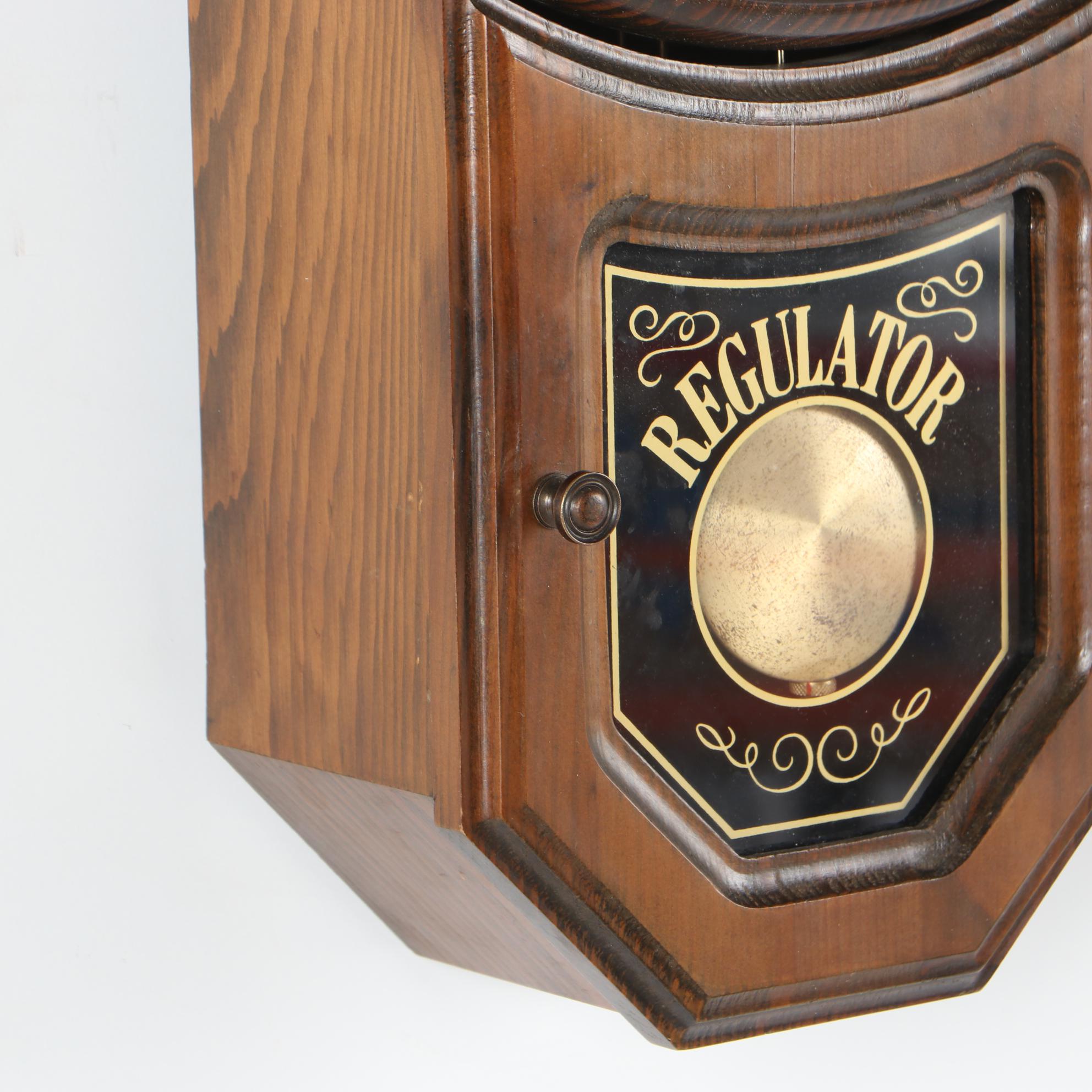 Regulator Pendulum Wall Clock