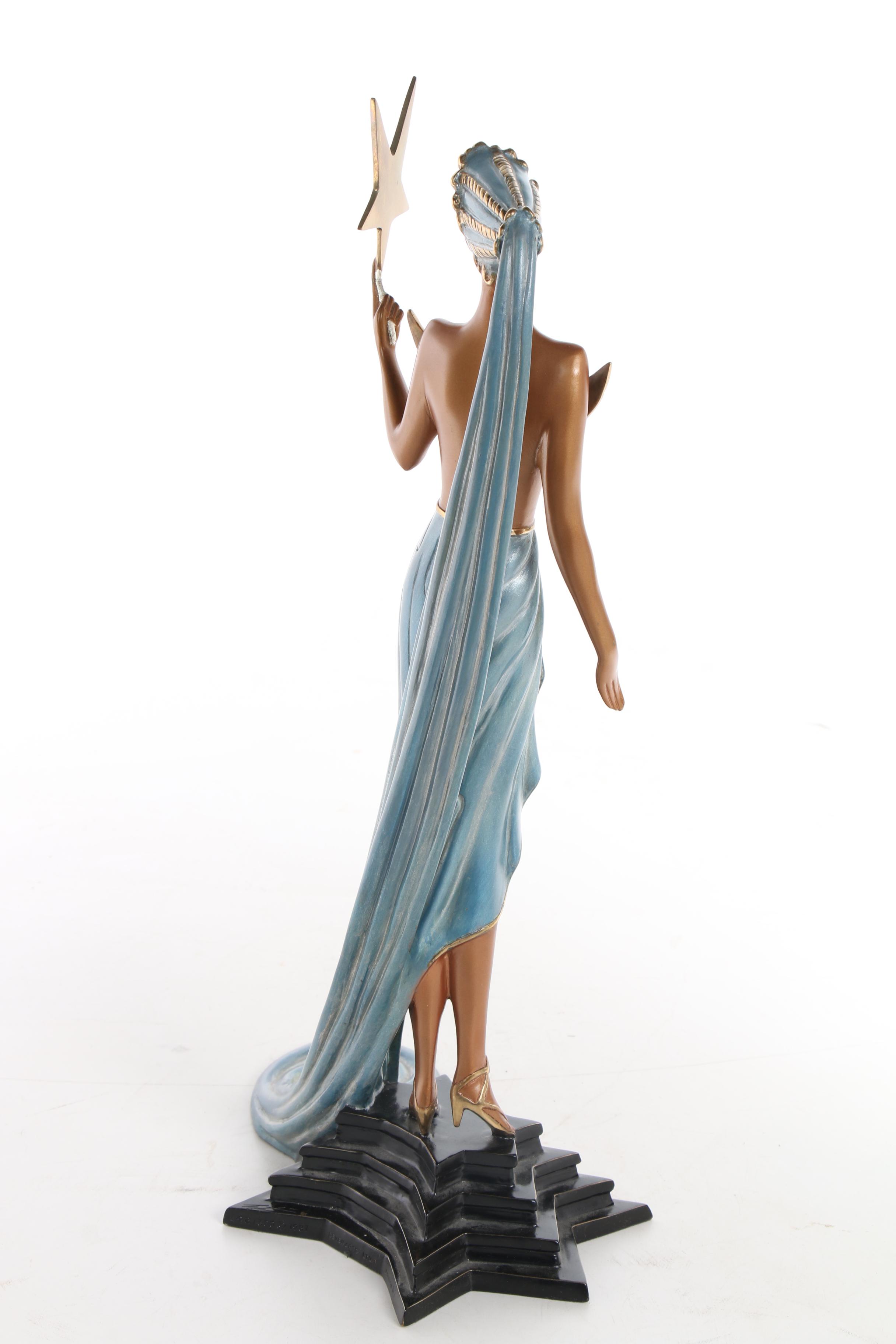 Erté Patinated Bronze Sculpture "Astra" with Catalogue Raisonné