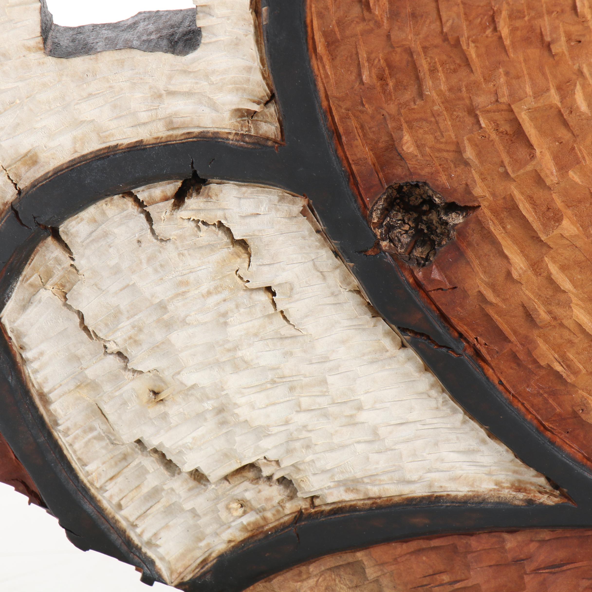 Jack R. Slentz Carved Wood Sculpture "Disc 2000 Meadow Burl"