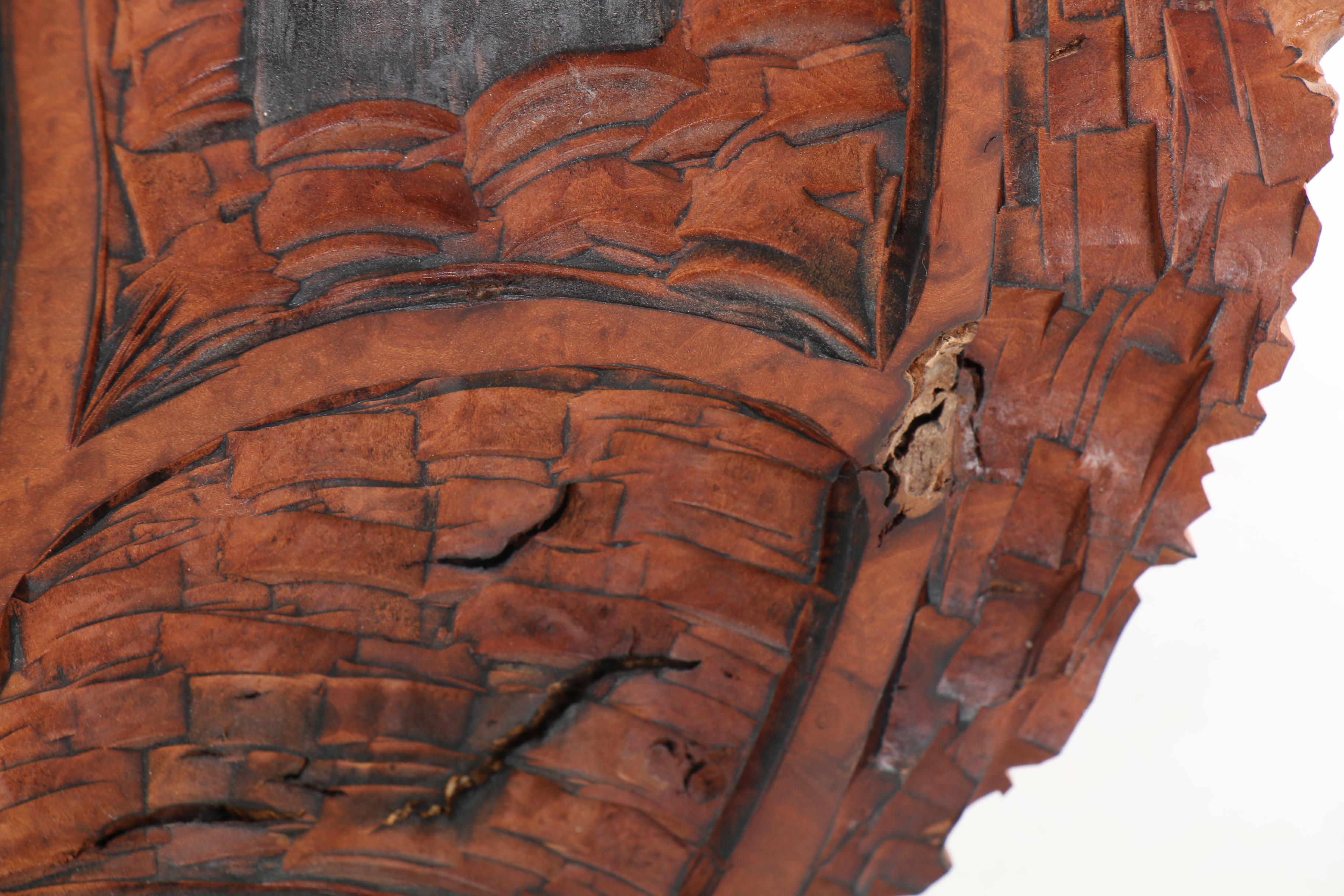 Jack R. Slentz Carved Wood Sculpture "Disc 2000 Meadow Burl"