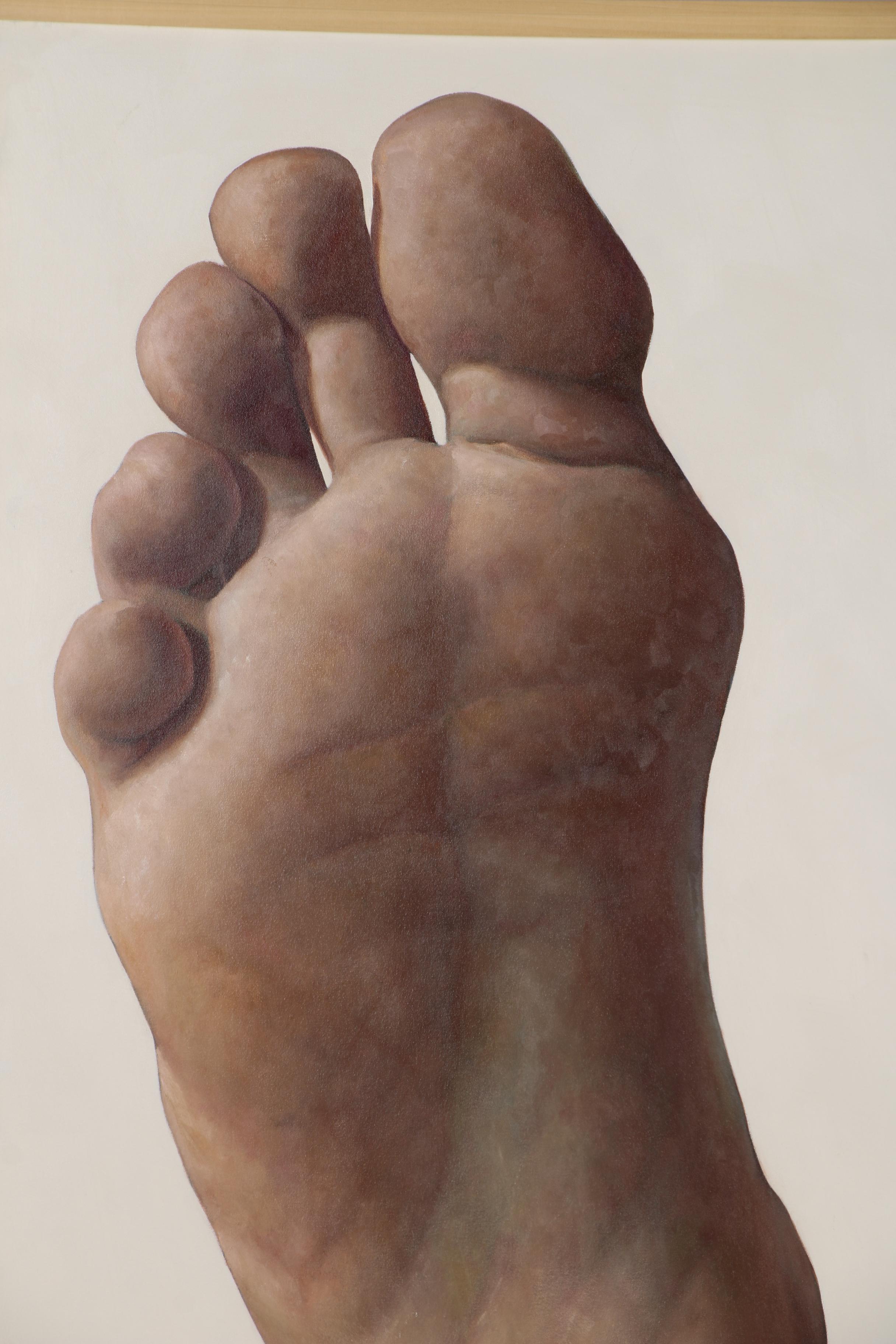 Anthony Ackrill Monumental Diptych Oil Painting "2 Soles"