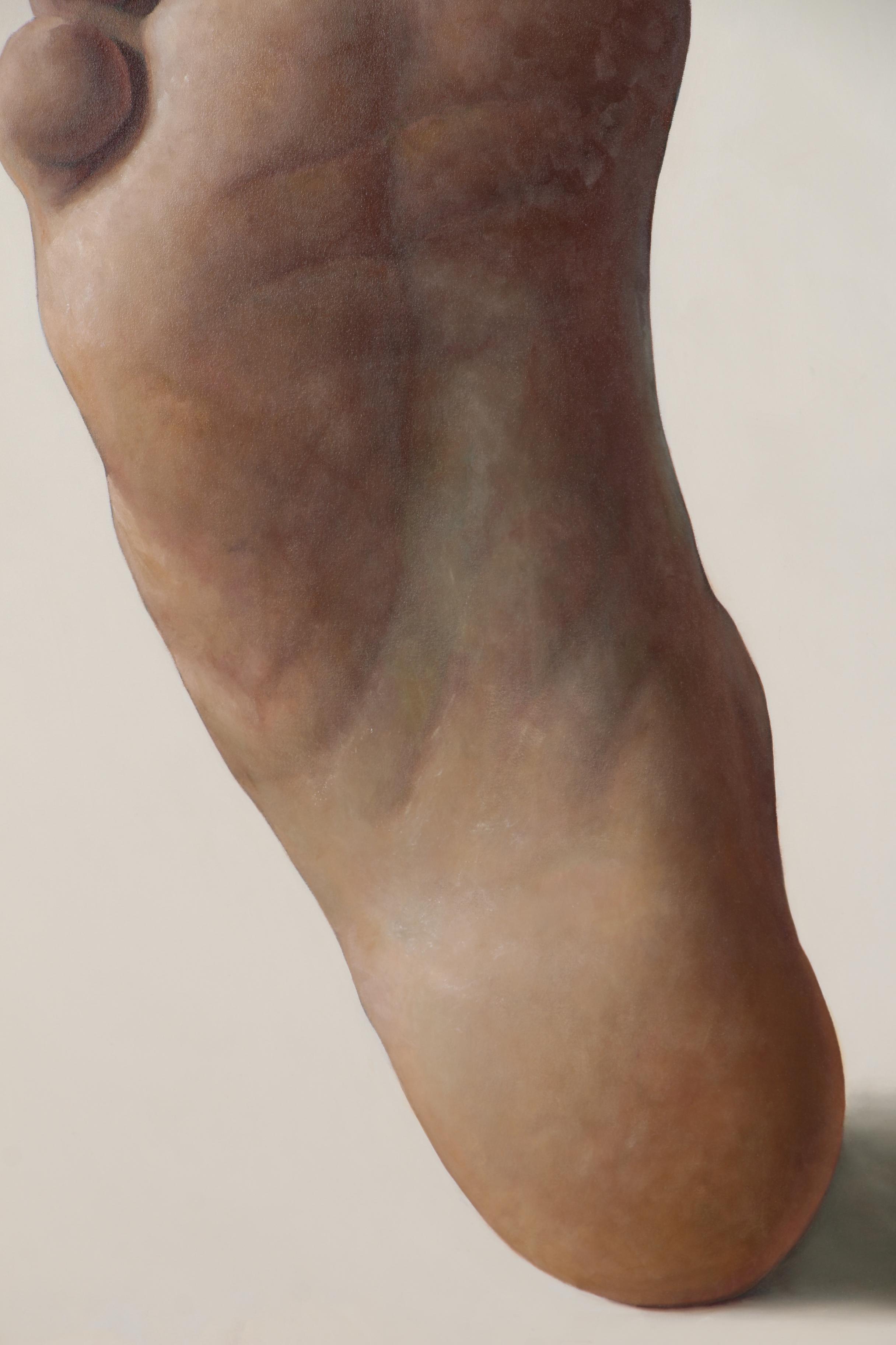 Anthony Ackrill Monumental Diptych Oil Painting "2 Soles"