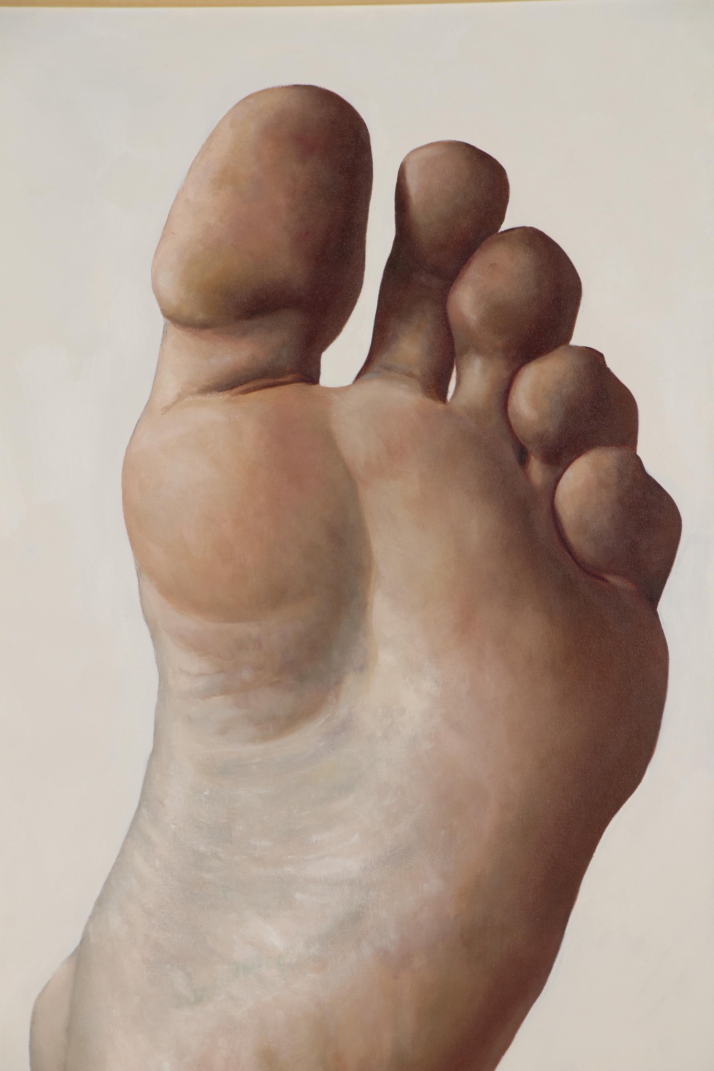 Anthony Ackrill Monumental Diptych Oil Painting "2 Soles"