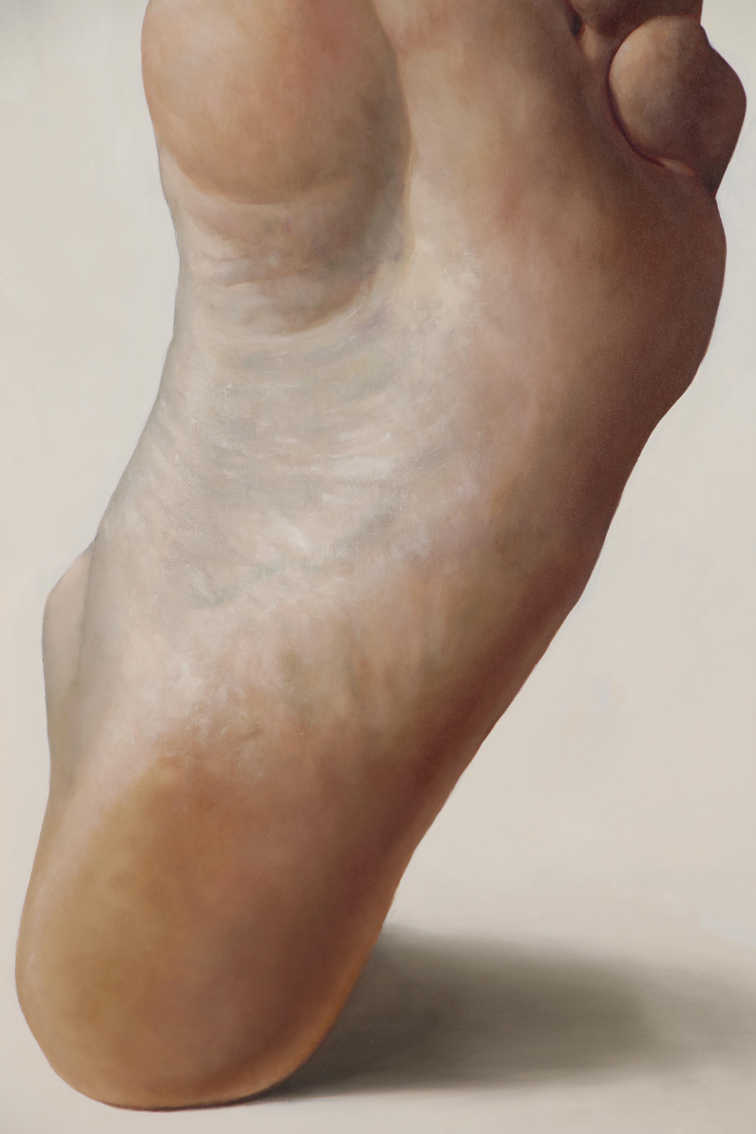 Anthony Ackrill Monumental Diptych Oil Painting "2 Soles"