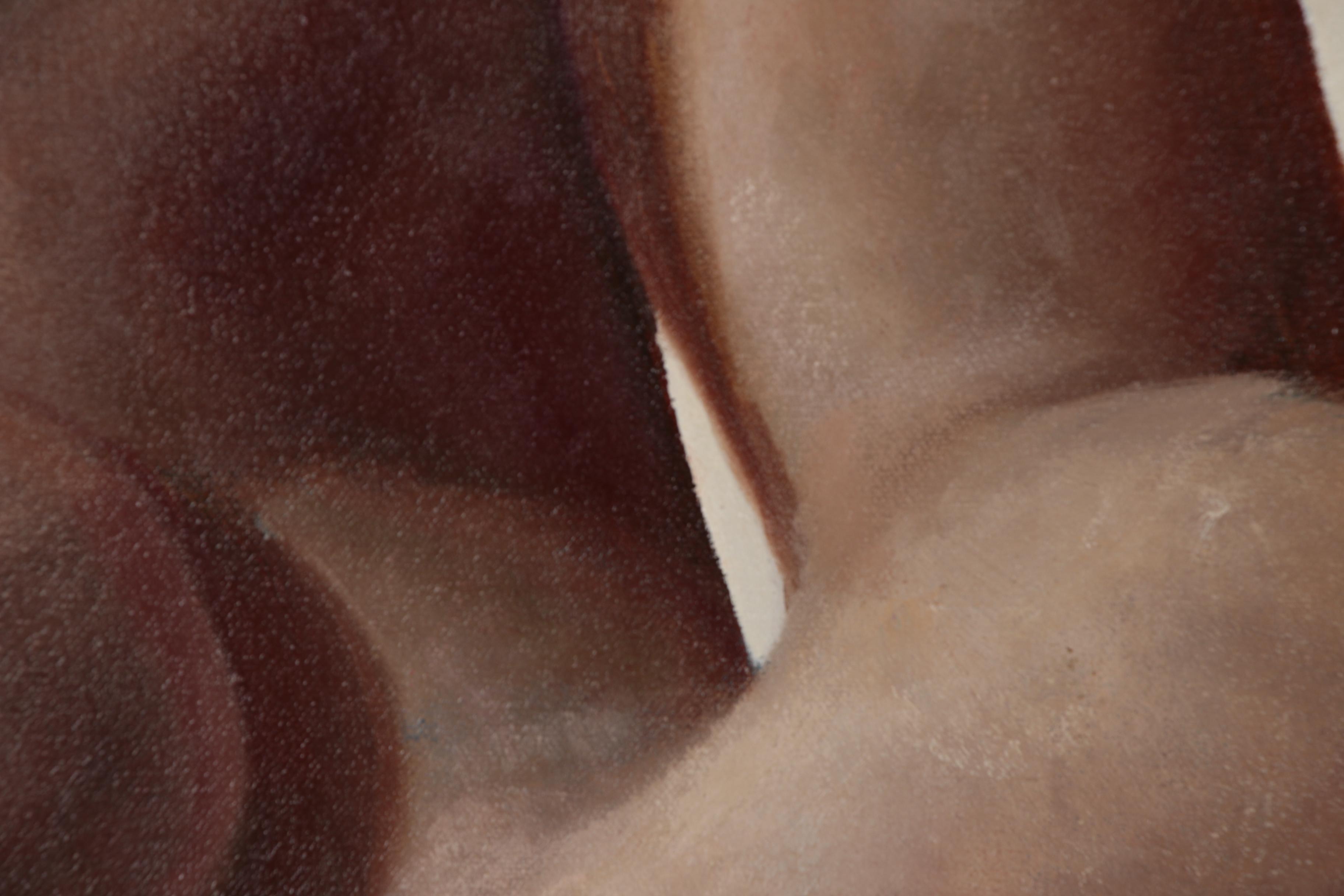 Anthony Ackrill Monumental Diptych Oil Painting "2 Soles"