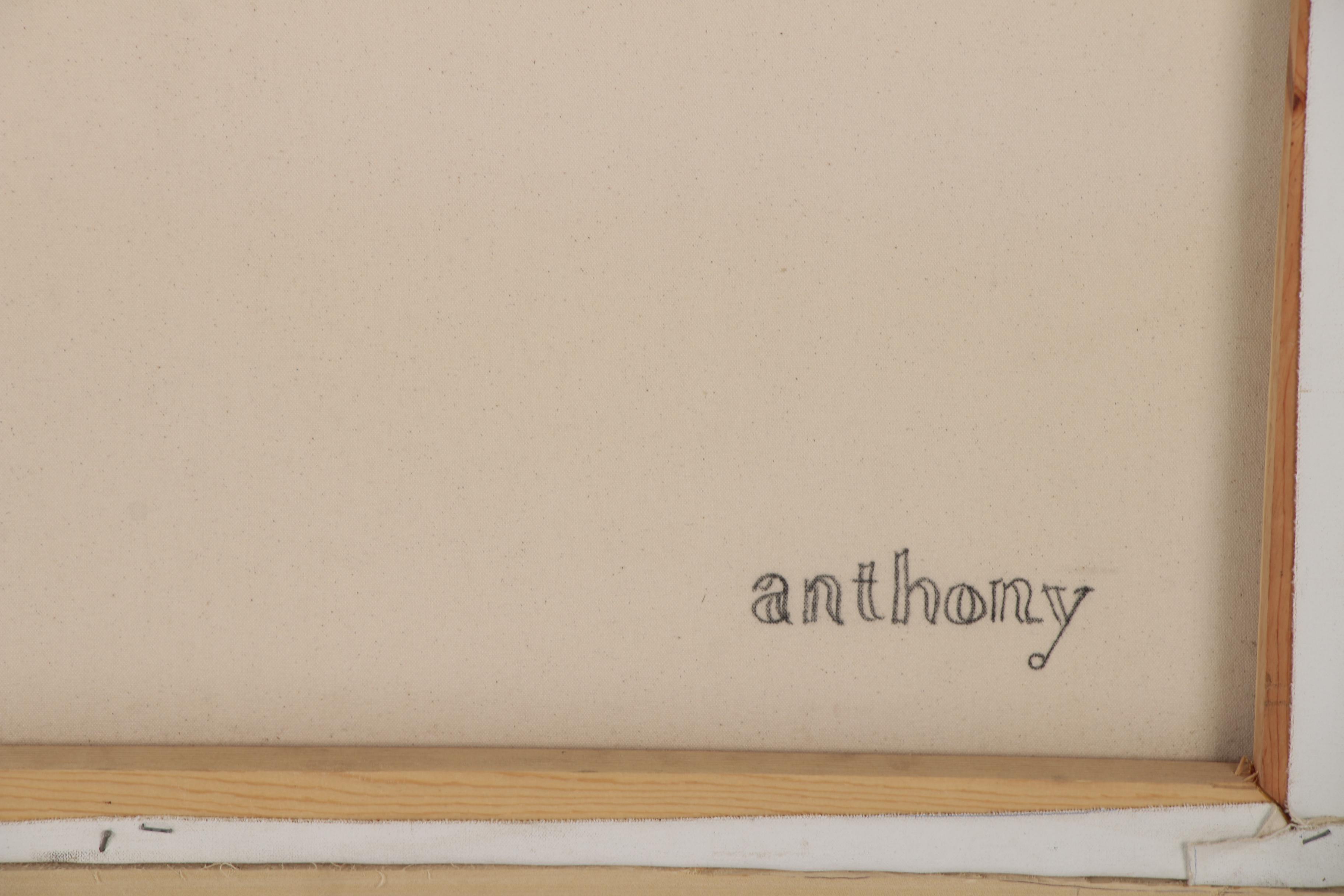 Anthony Ackrill Monumental Diptych Oil Painting "2 Soles"