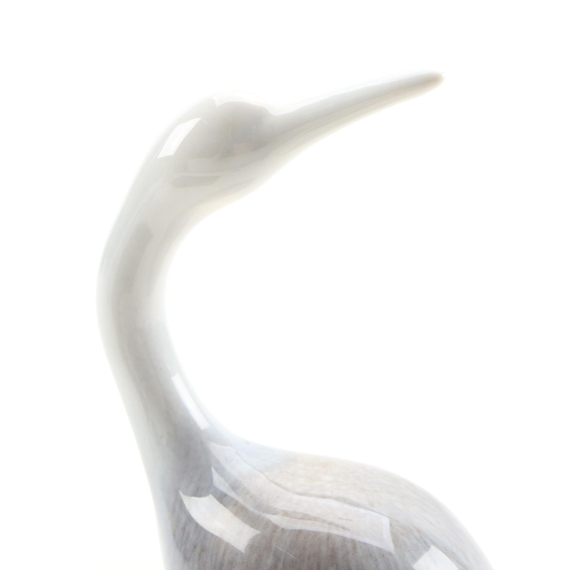 Rookwood Pottery Egret Figurine, 1950