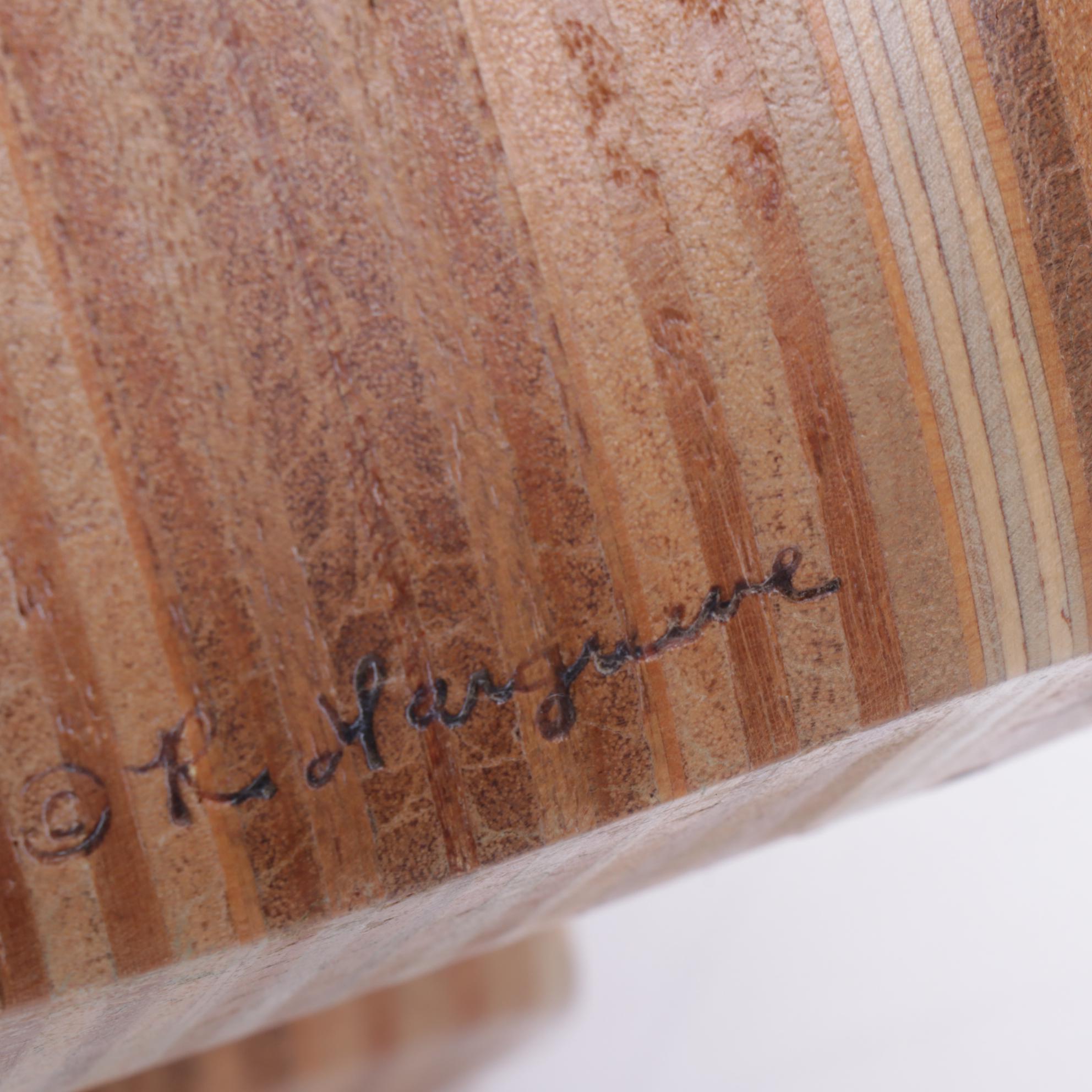 Robert Hargrave Plywood Sculpted Figural Bookends