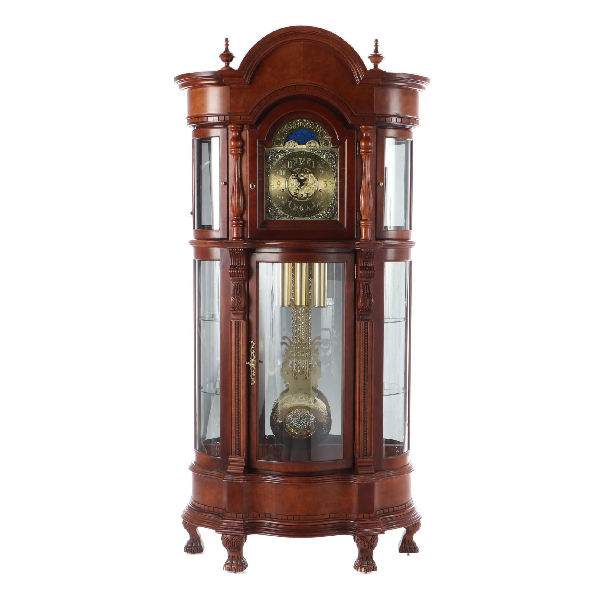 Ridgeway Curio Grandfather Clock