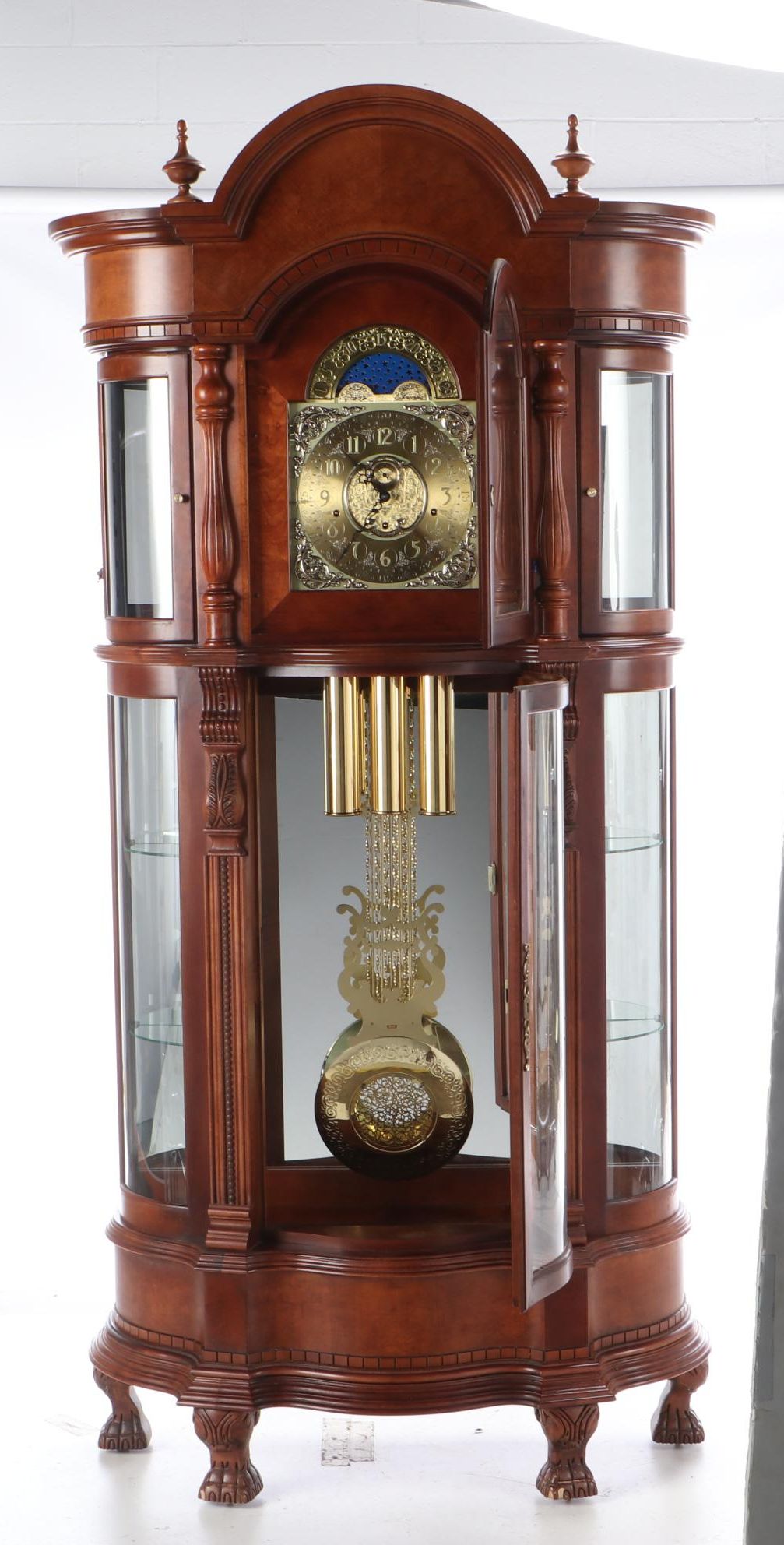 Ridgeway Curio Grandfather Clock