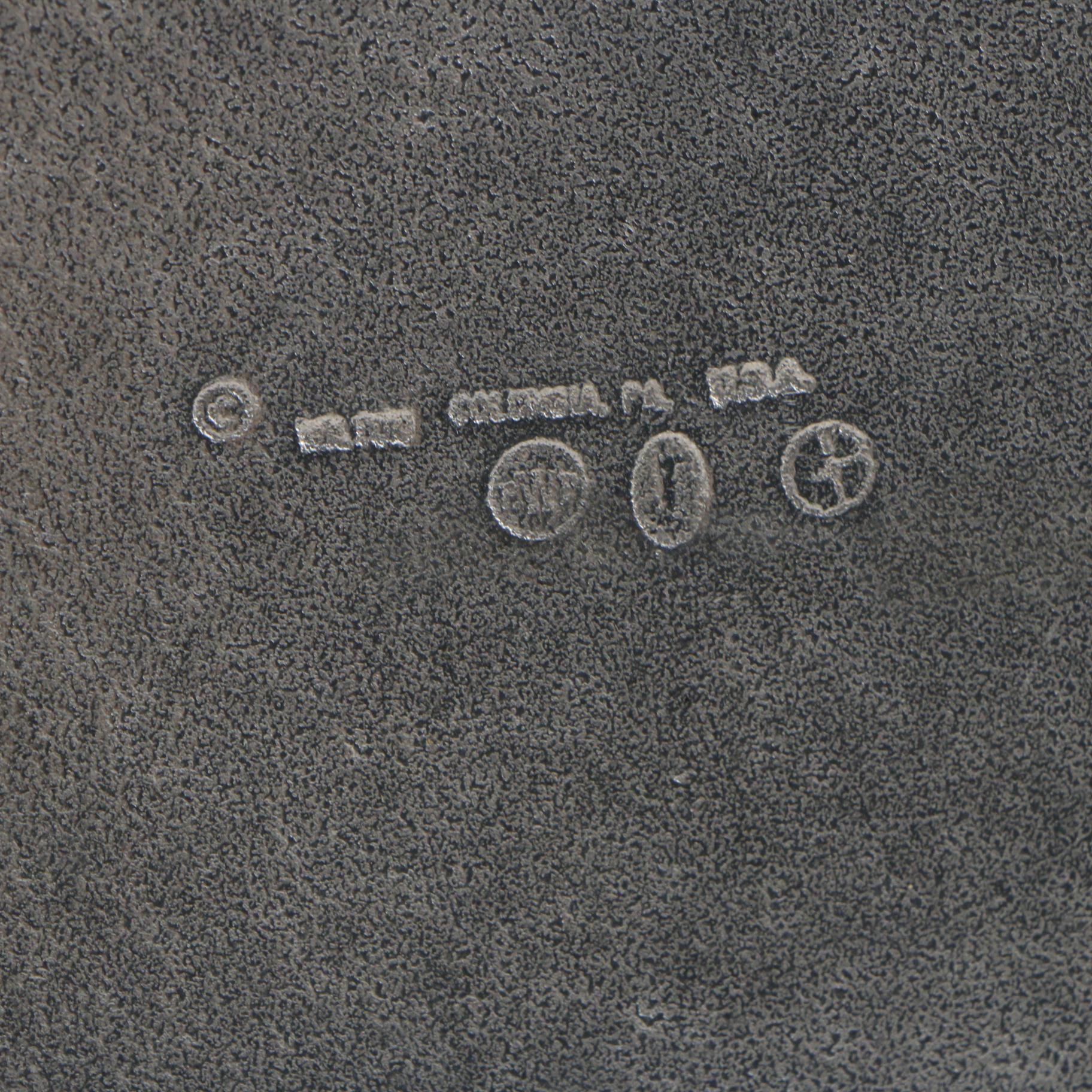 Wilton Armetale "Plough Tavern" Pewter Plates and Charger, Late 20th Century