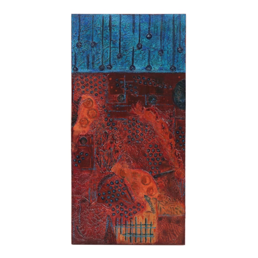 Moon Stumpp Acrylic Painting "Tile Series"