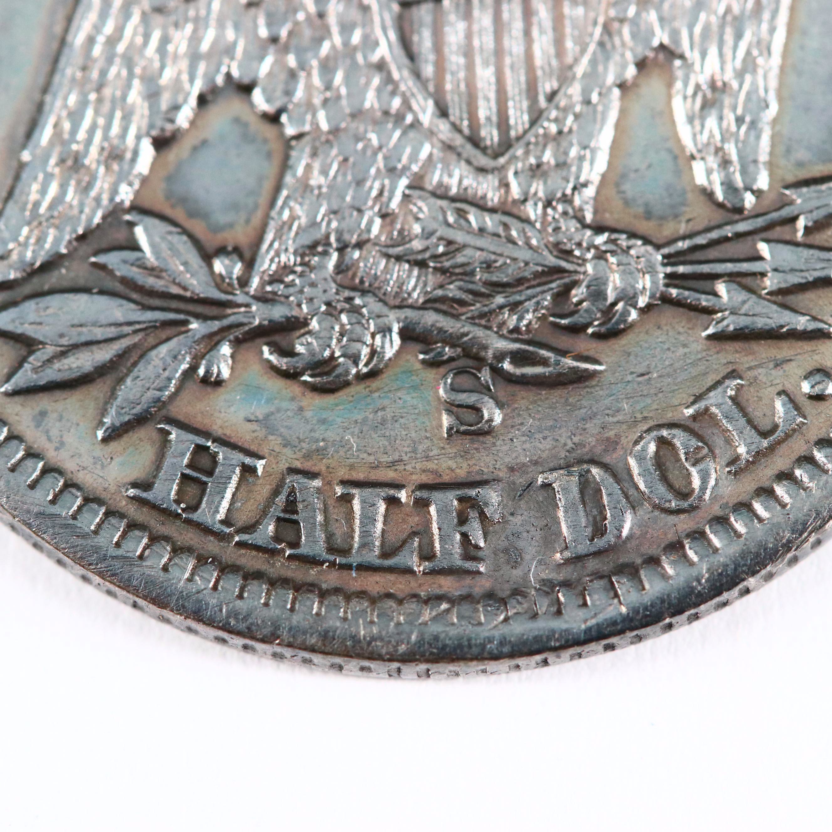 1861-S Seated Liberty Silver Half Dollar