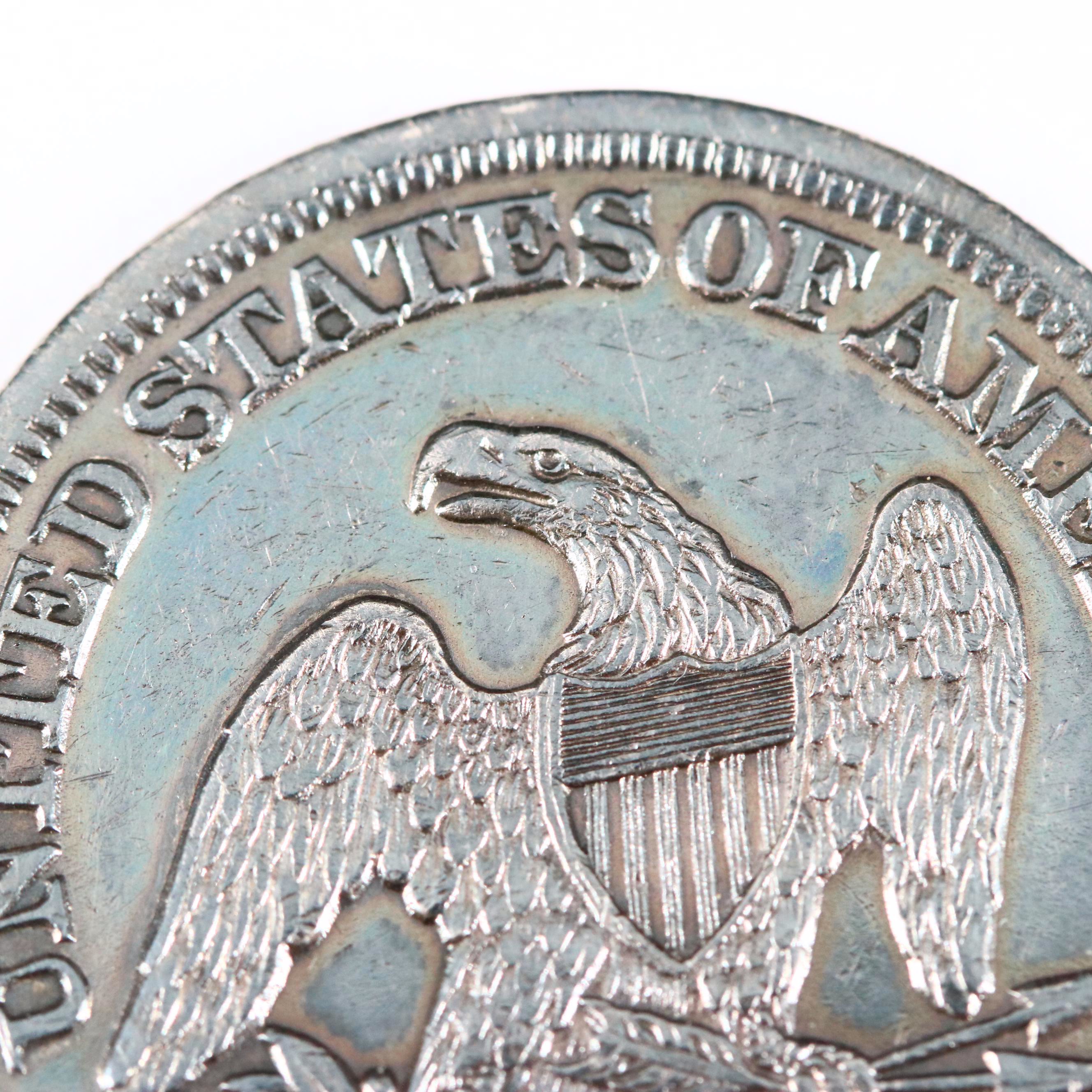 1861-S Seated Liberty Silver Half Dollar