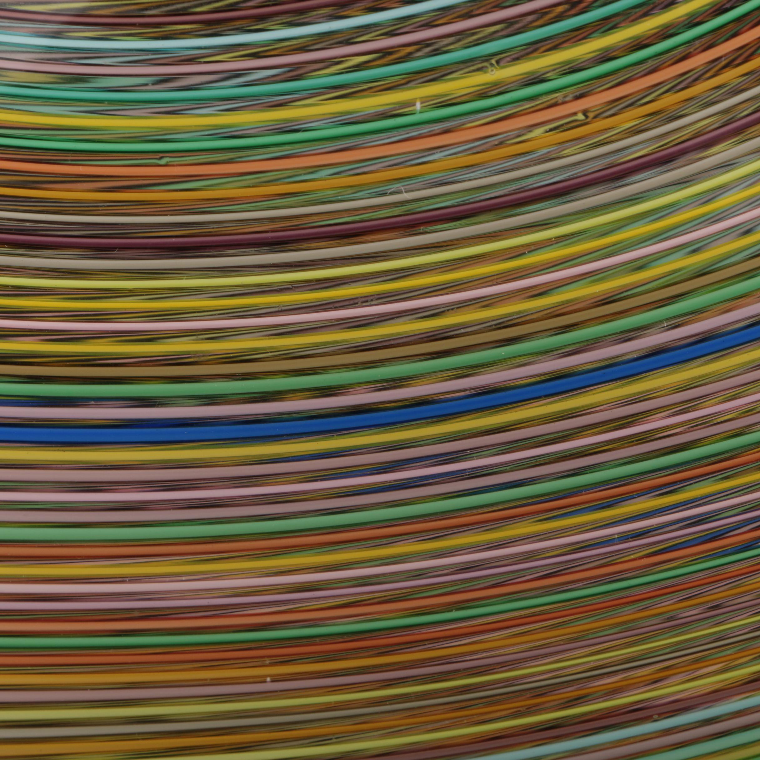 David Patchen Multicolored "Foglio" Handblown Art Glass Vase