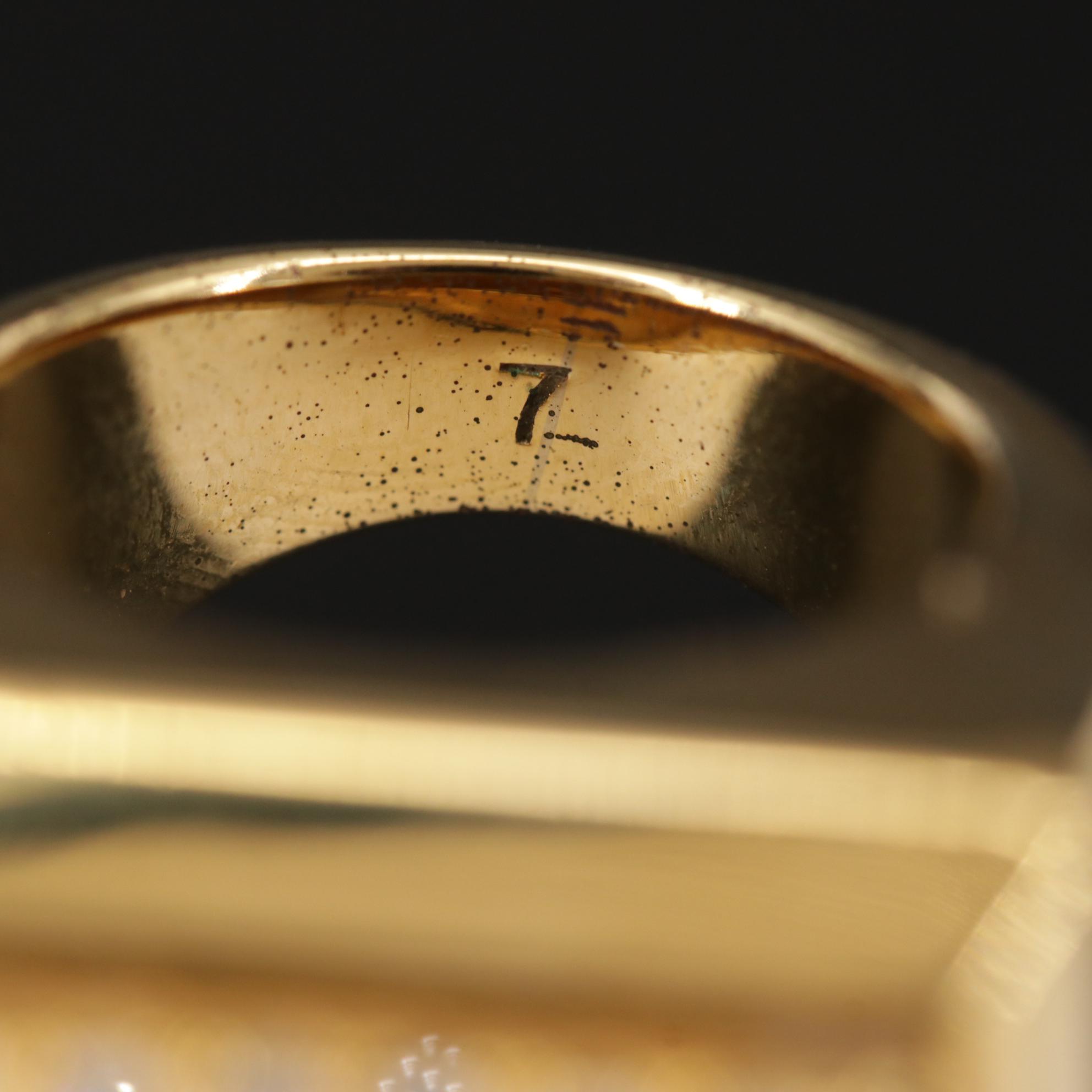 Michael Kors Rhinestone Pyramid Dome Ring