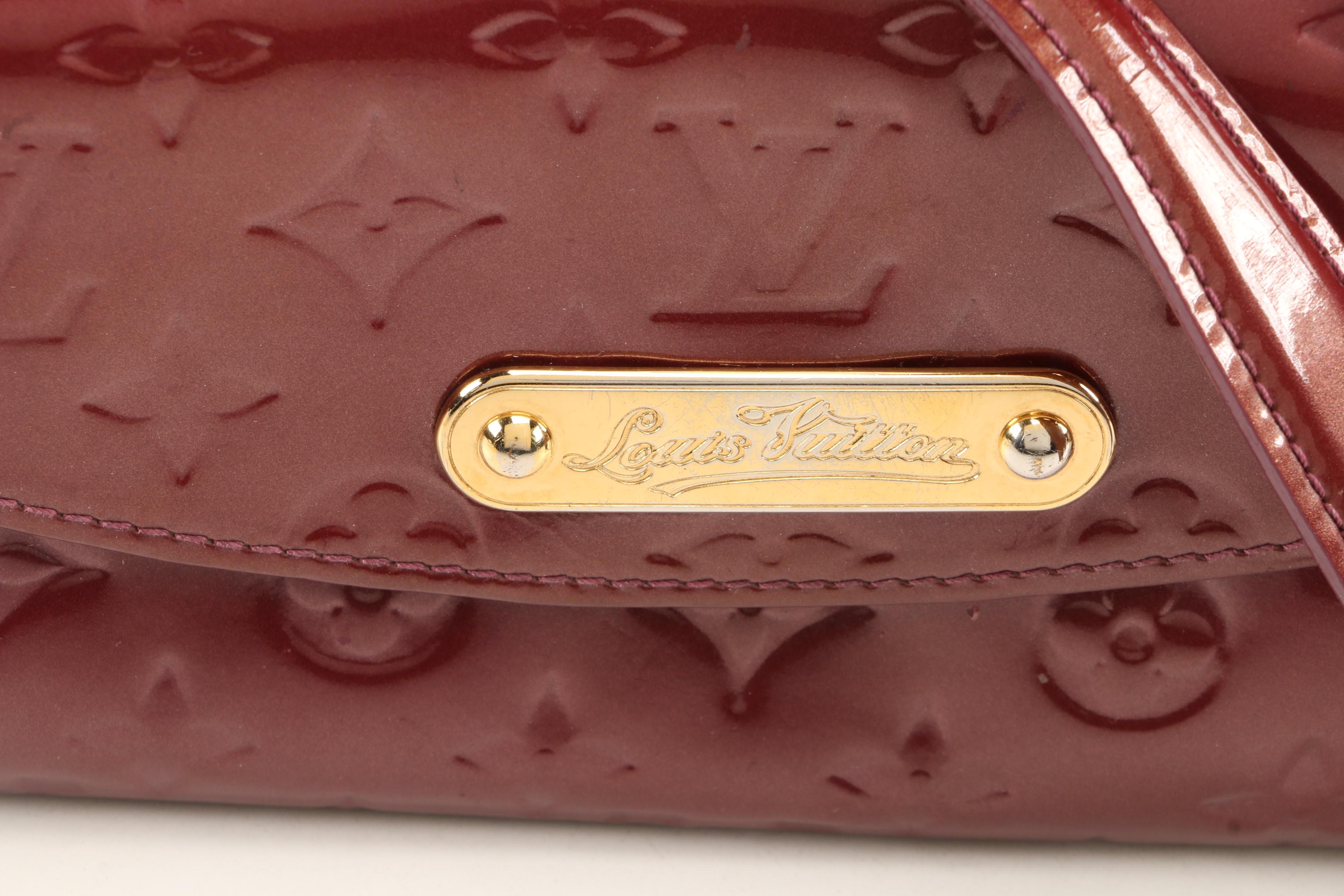 Louis Vuitton Sunset Boulevard Bag in Rouge Fauviste Monogram Vernis Leather