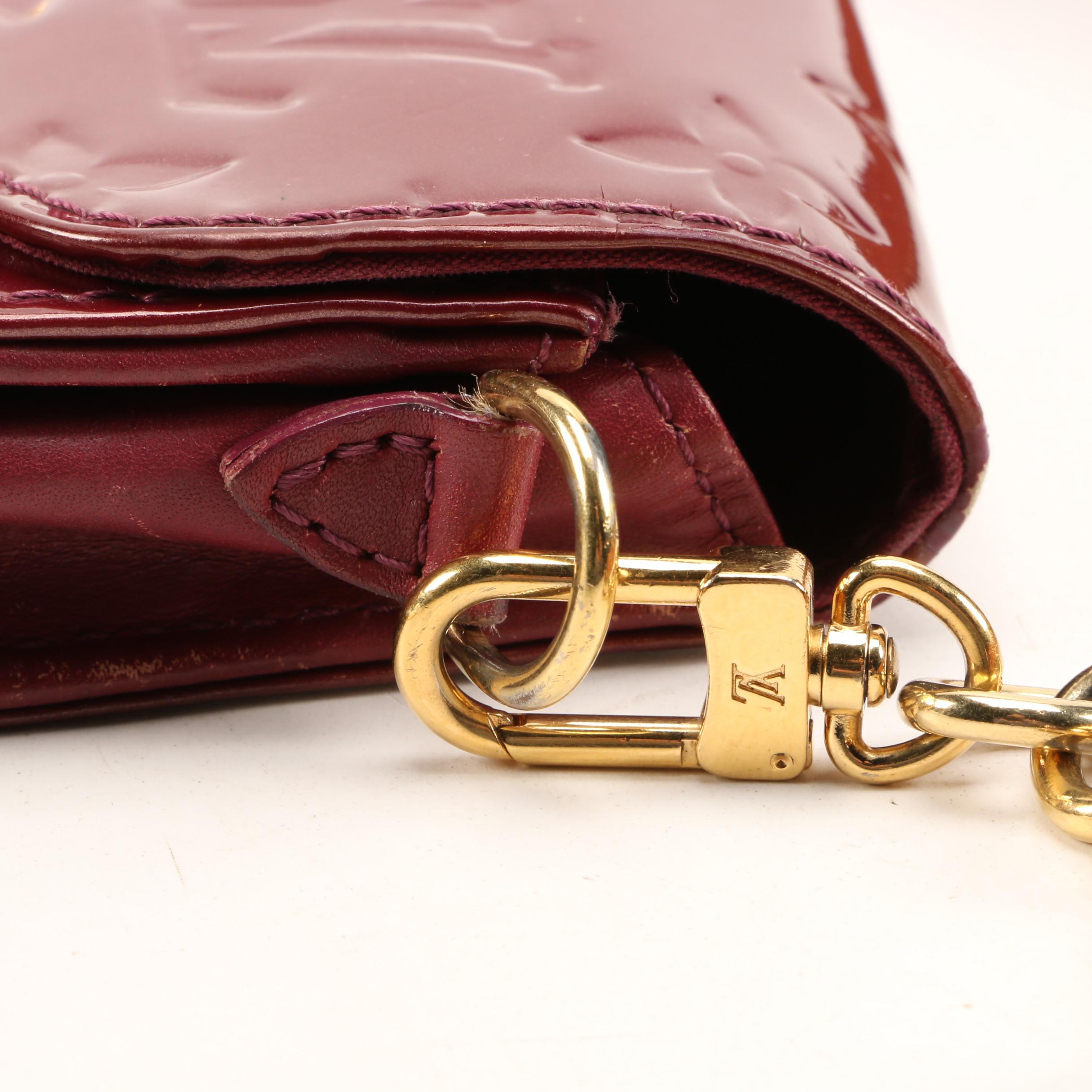 Louis Vuitton Sunset Boulevard Bag in Rouge Fauviste Monogram Vernis Leather